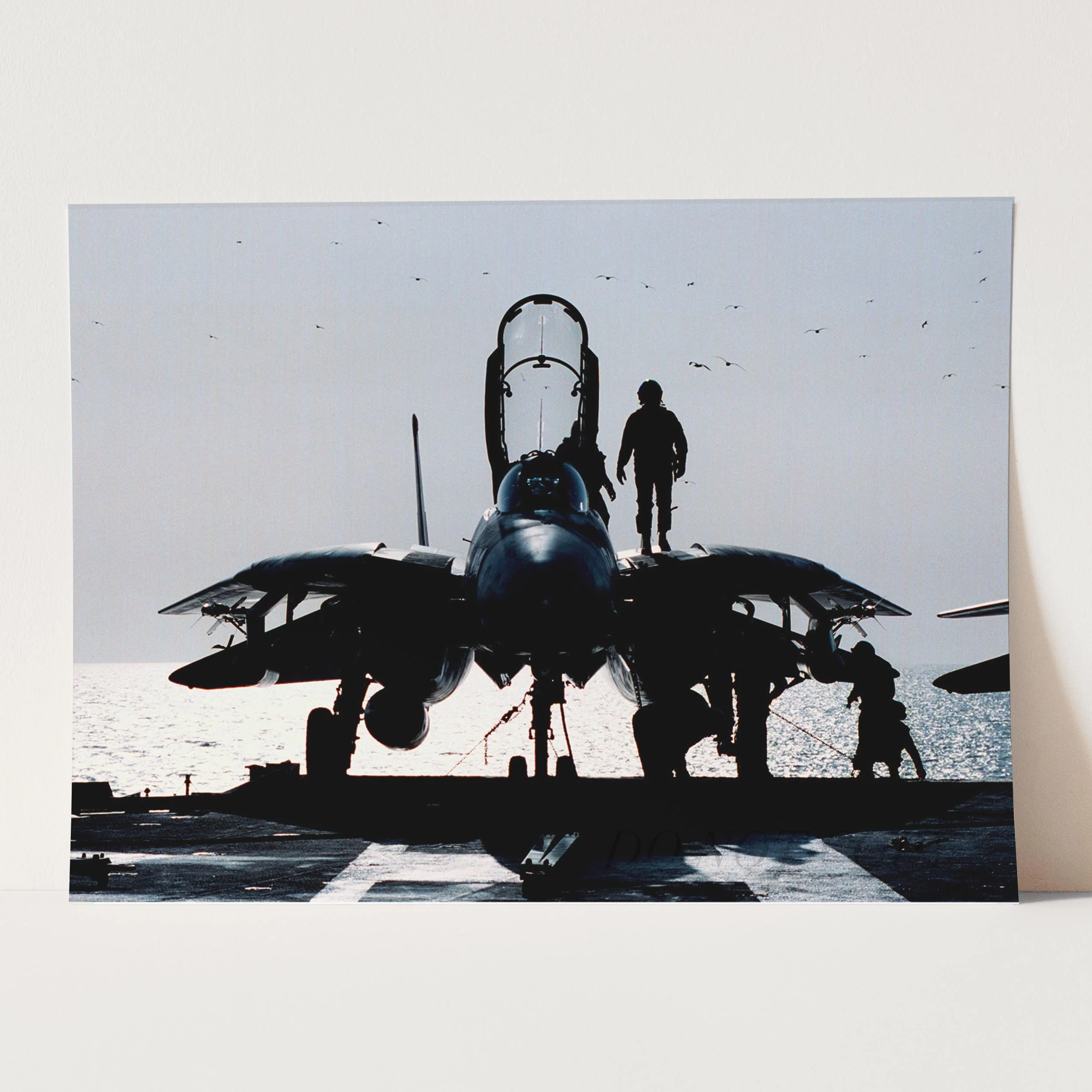 Pilots Prepares F-14 Airplane for Mission - Image 3