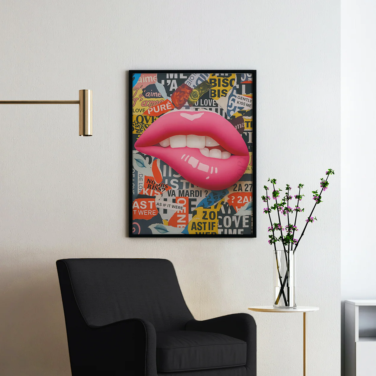 Pink Lips Graffiti - Image 2