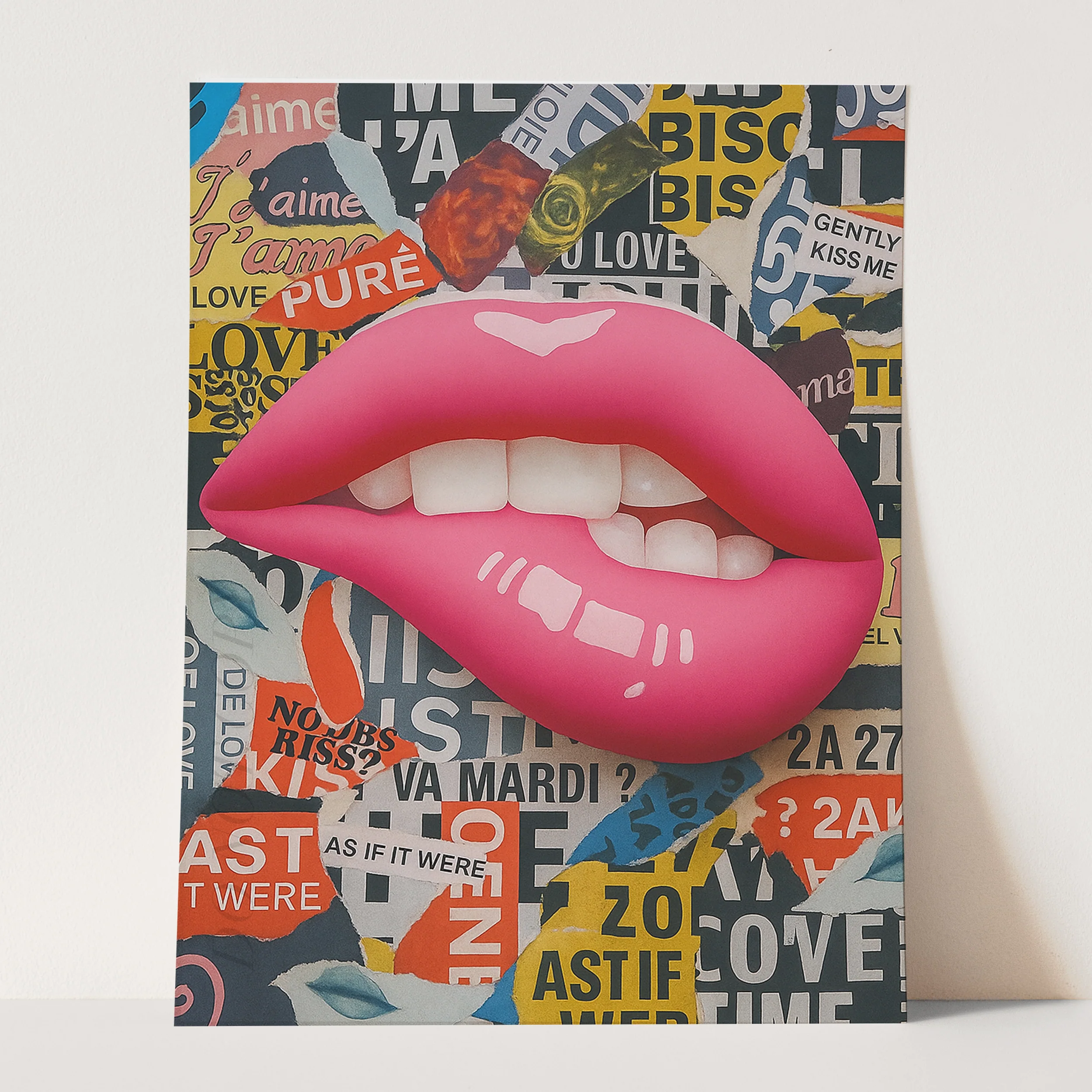 Pink Lips Graffiti - Image 3
