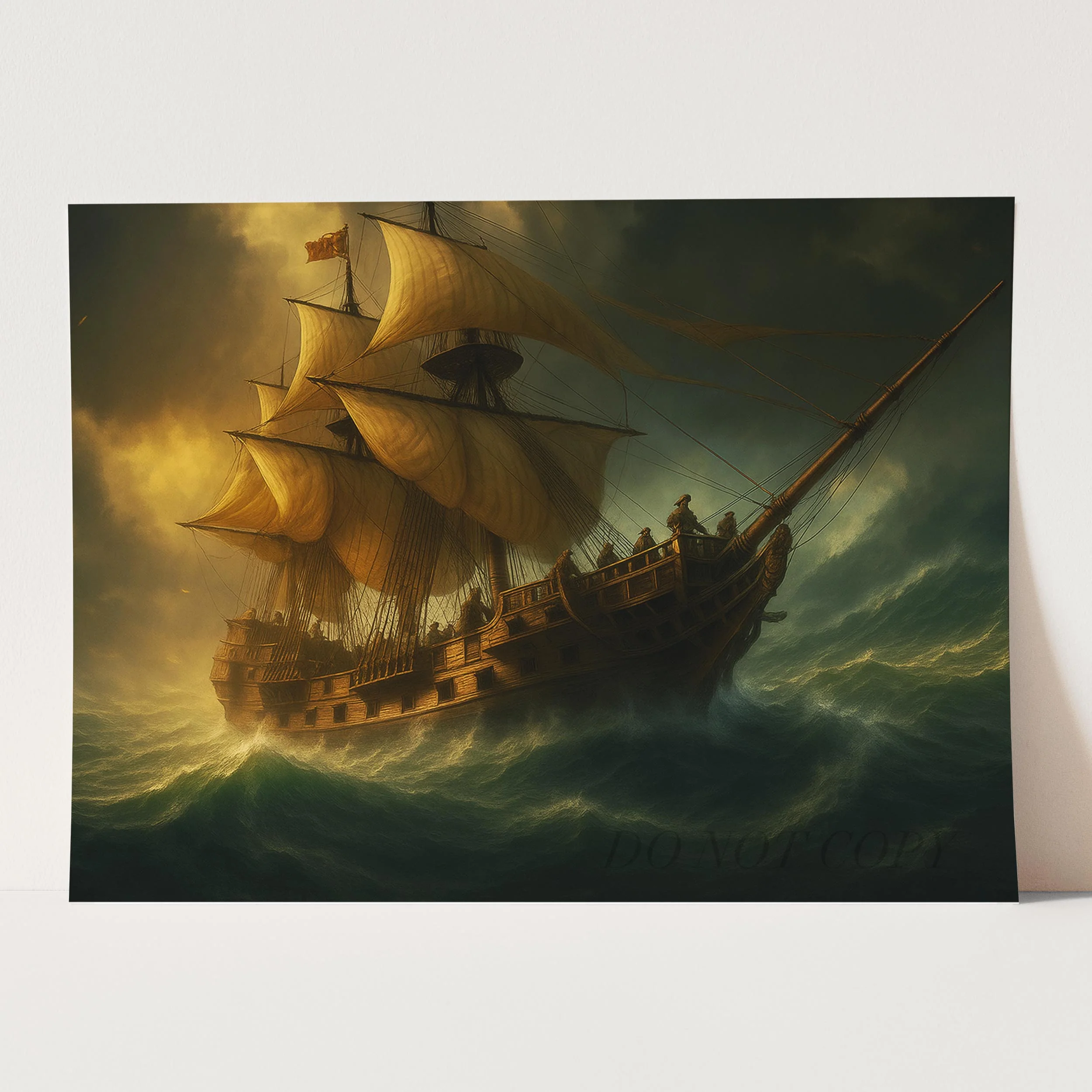 Pirate Ship On High Seas - Image 3