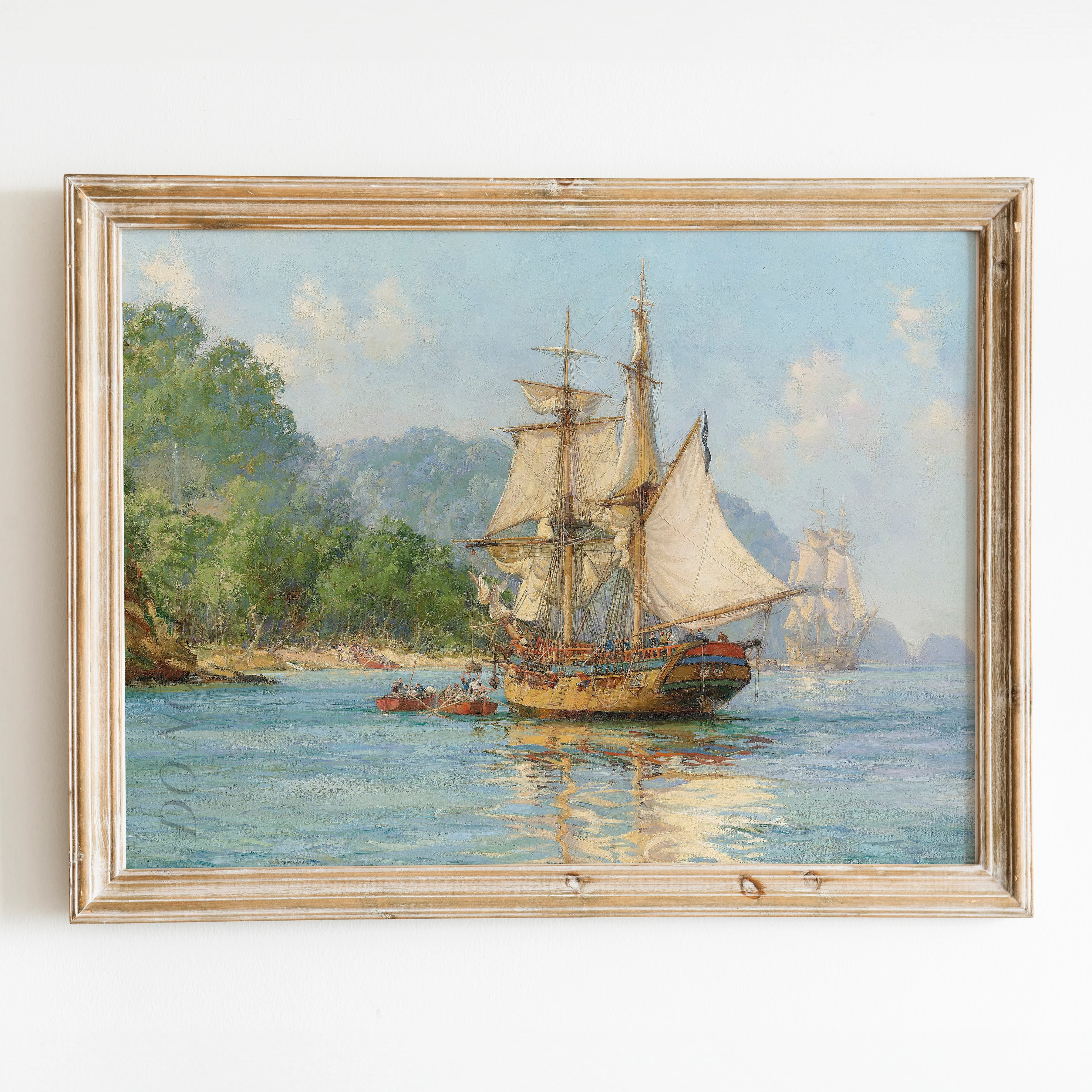 Pirates Haunt by Montague Dawson