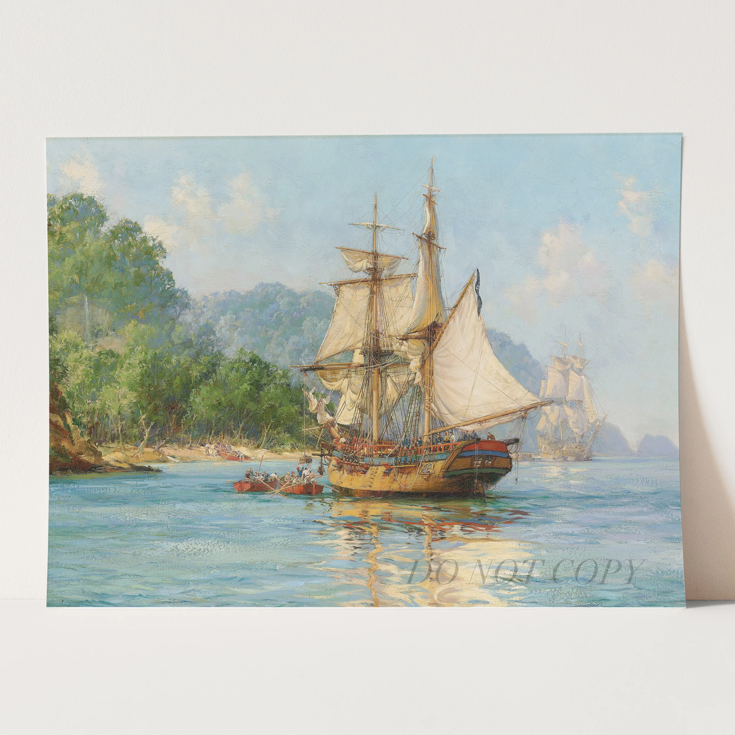 Pirates Haunt by Montague Dawson - Image 3