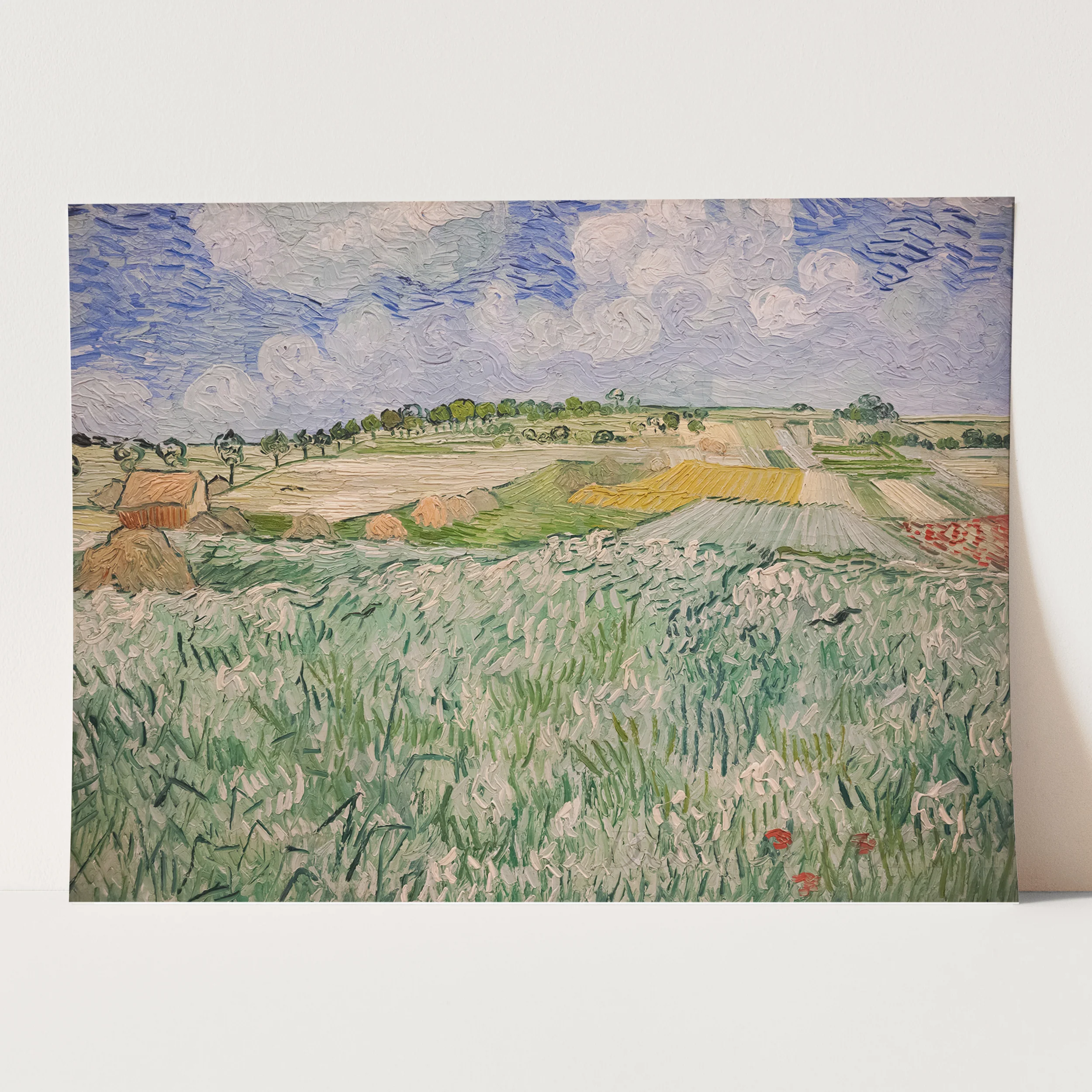 Plain Near Auvers (1890) by Van Gogh - Image 3