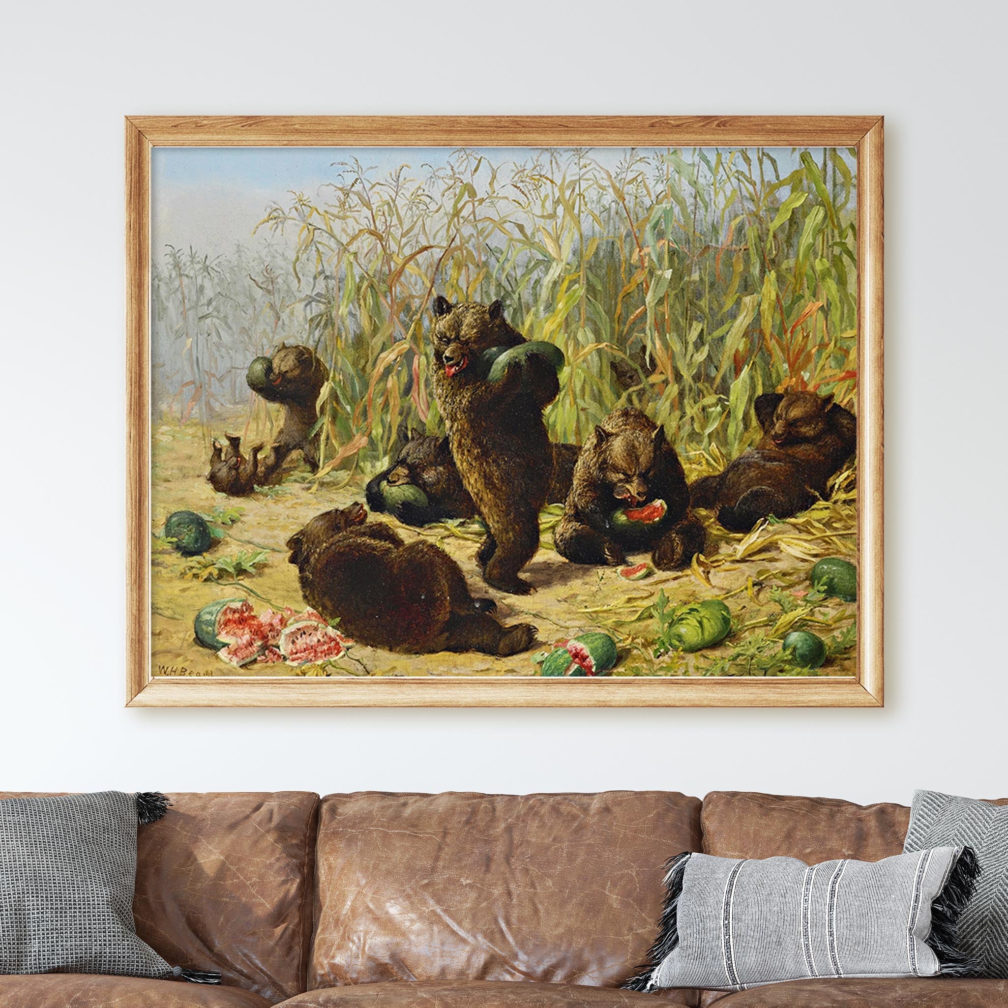 Plundering The Watermelon Patch by William Holbrook Beard - Image 2