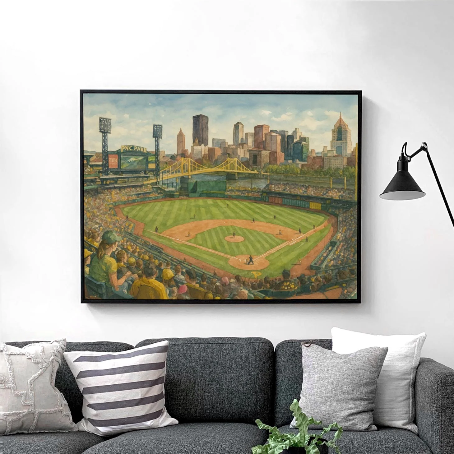 PNC Park Watercolor Painting - Image 2