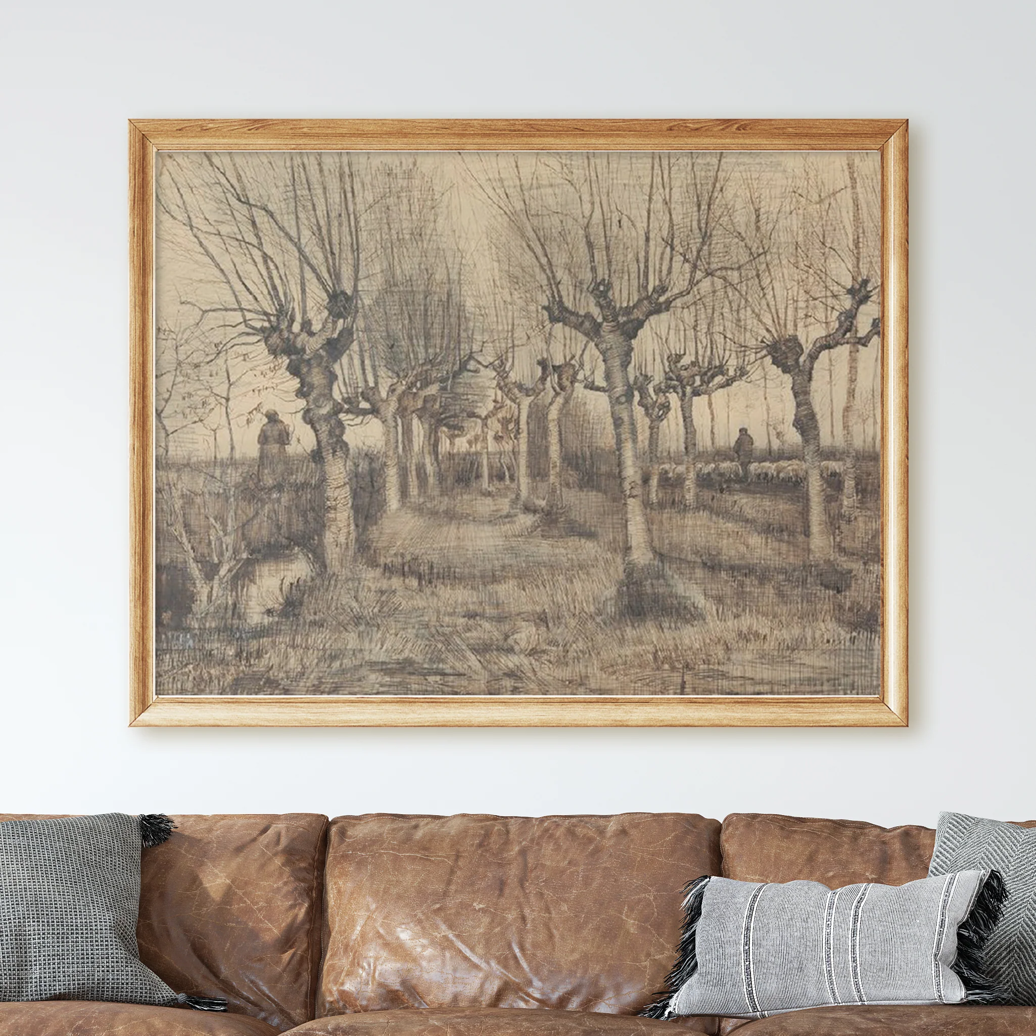 Pollard Birches (1884) by Van Gogh - Image 2
