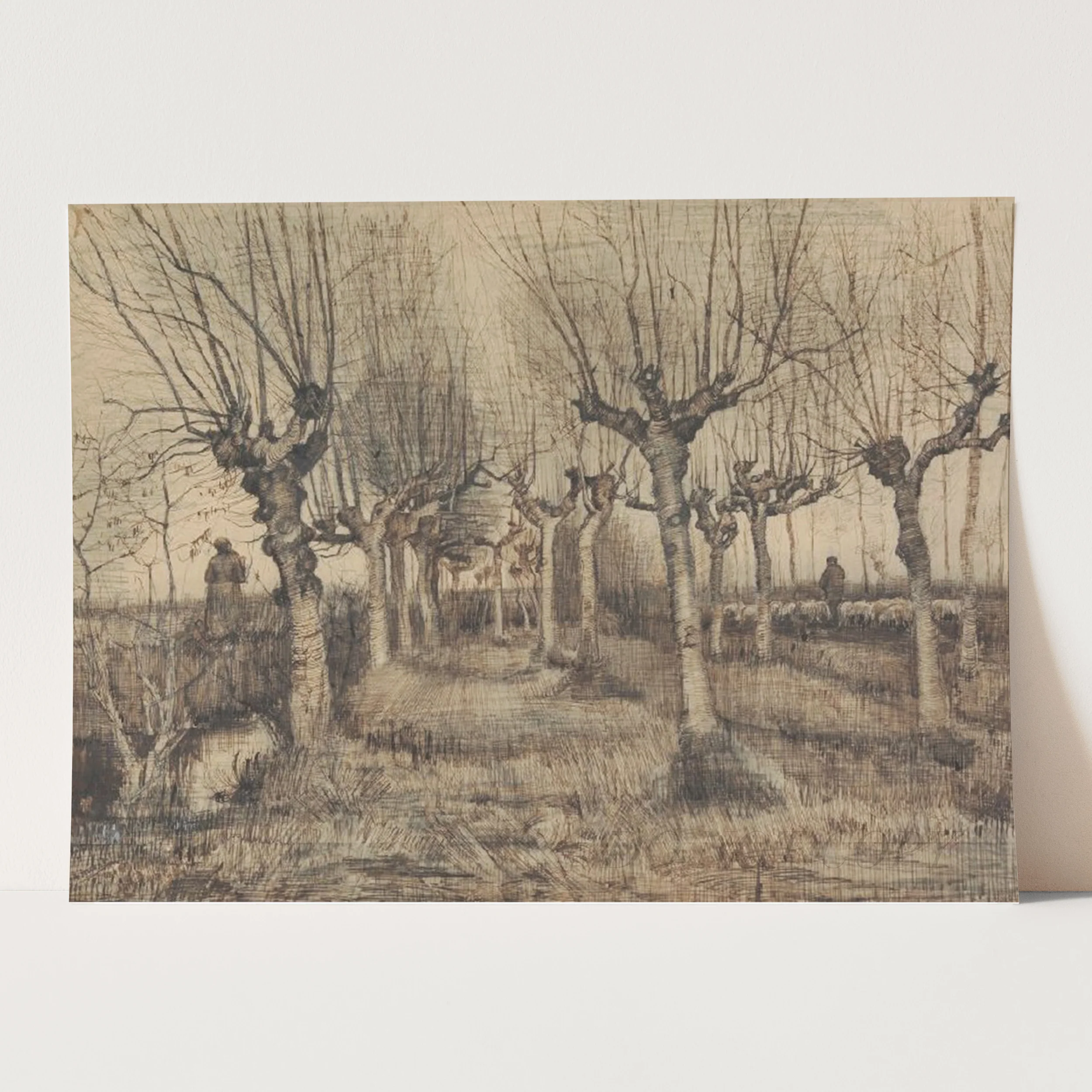 Pollard Birches (1884) by Van Gogh - Image 3