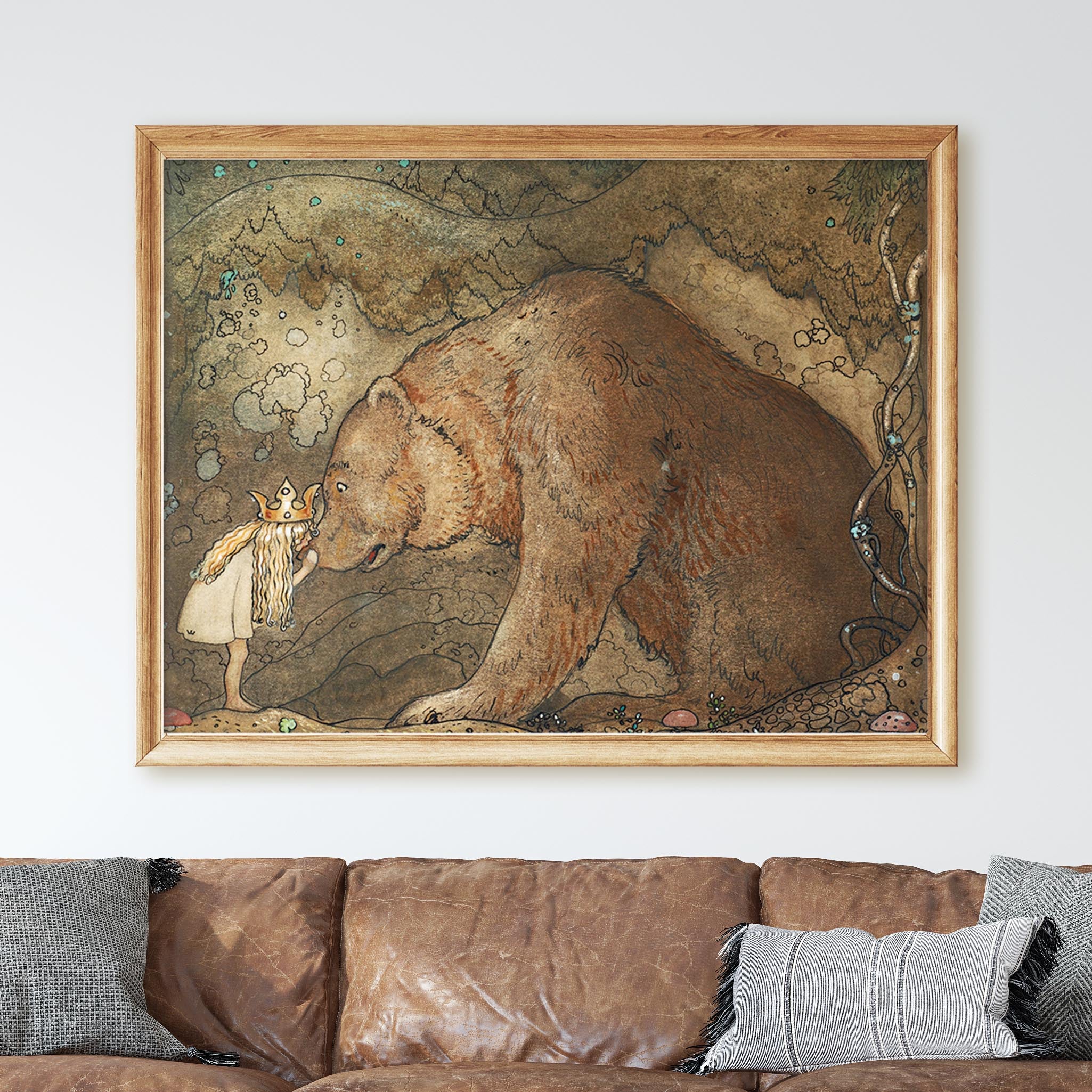 Poor Little Bear John Bauer - Image 2