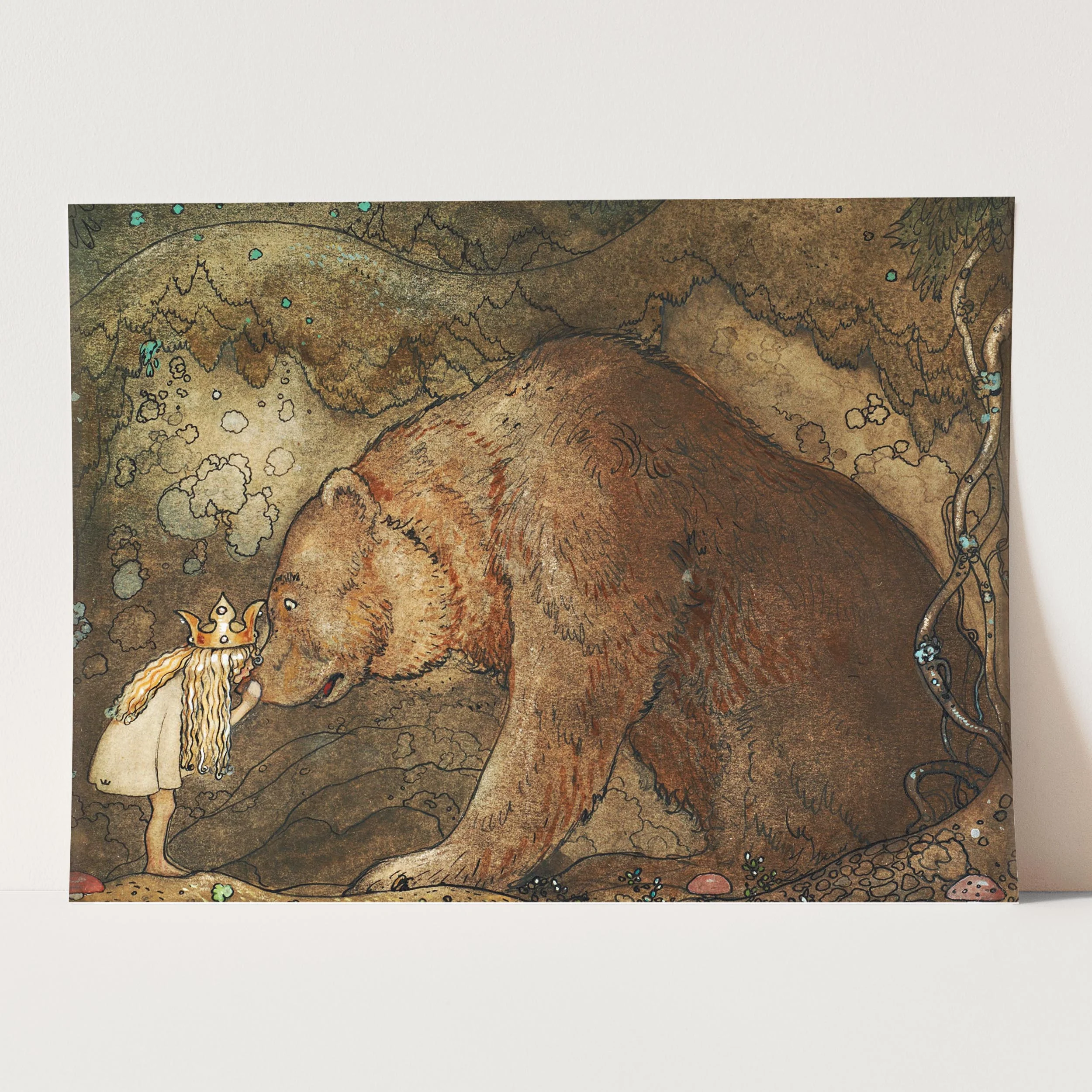 Poor Little Bear John Bauer - Image 3