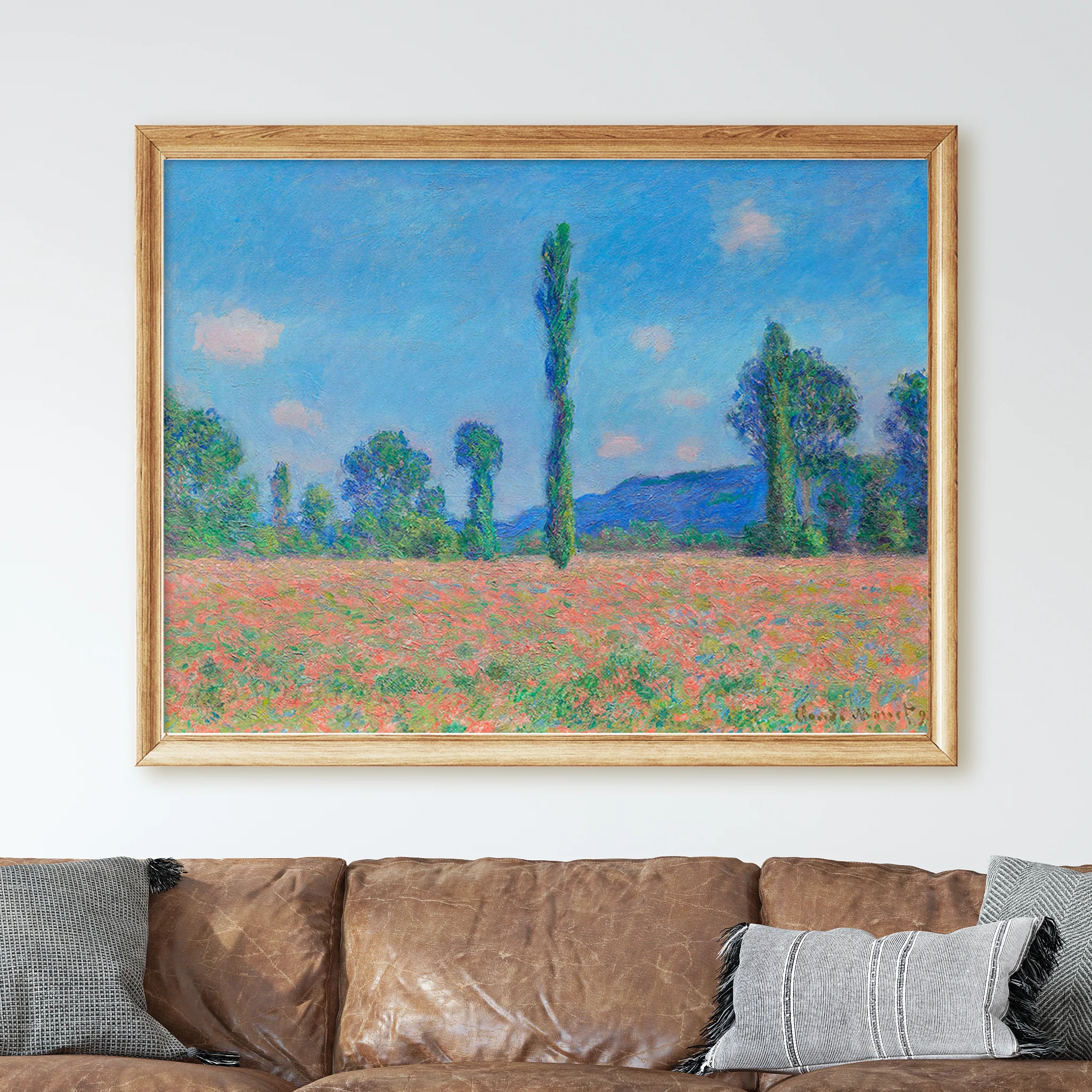 Poppy Field, Giverny (1890–1891) by Claude Monet - Image 2