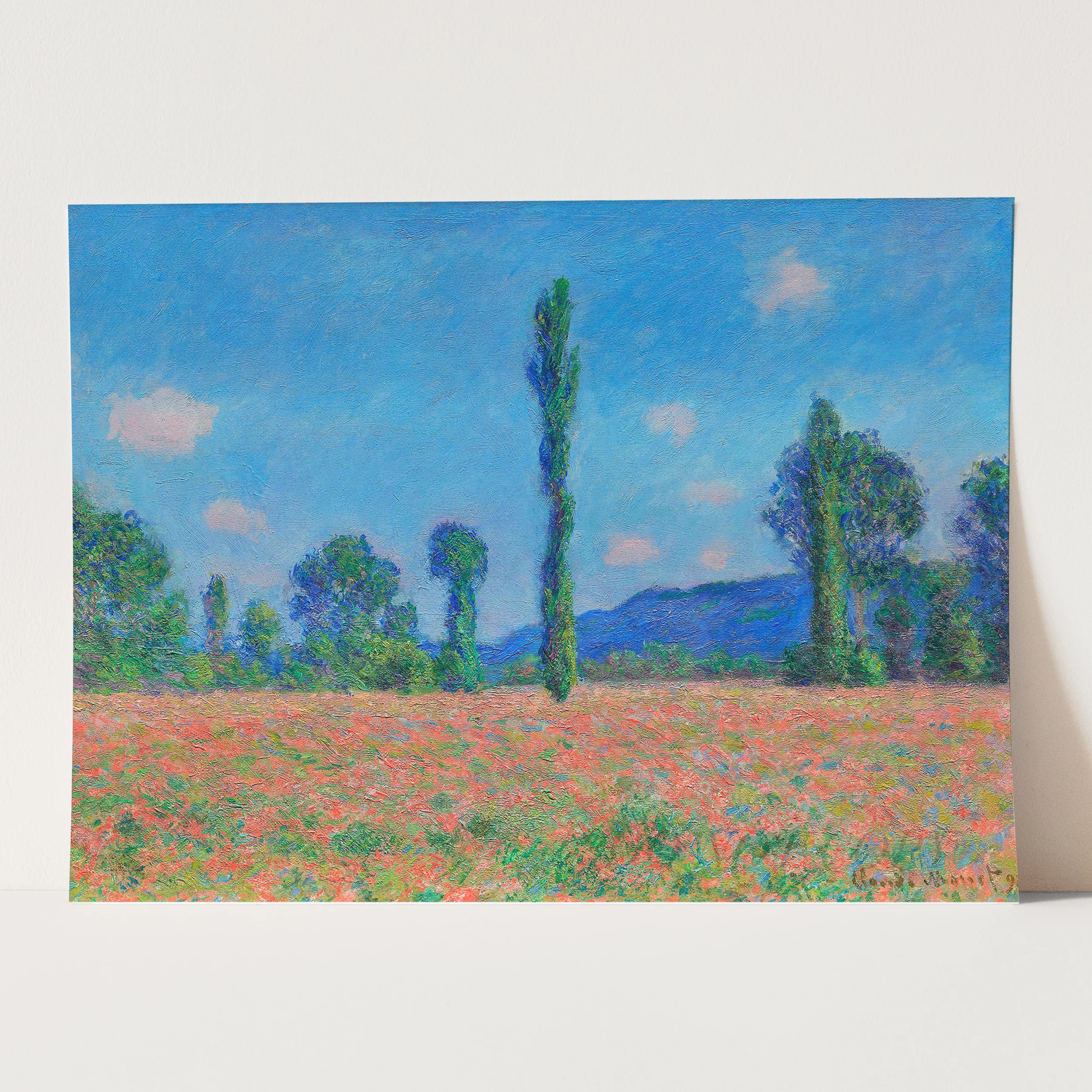 Poppy Field, Giverny (1890–1891) by Claude Monet - Image 3