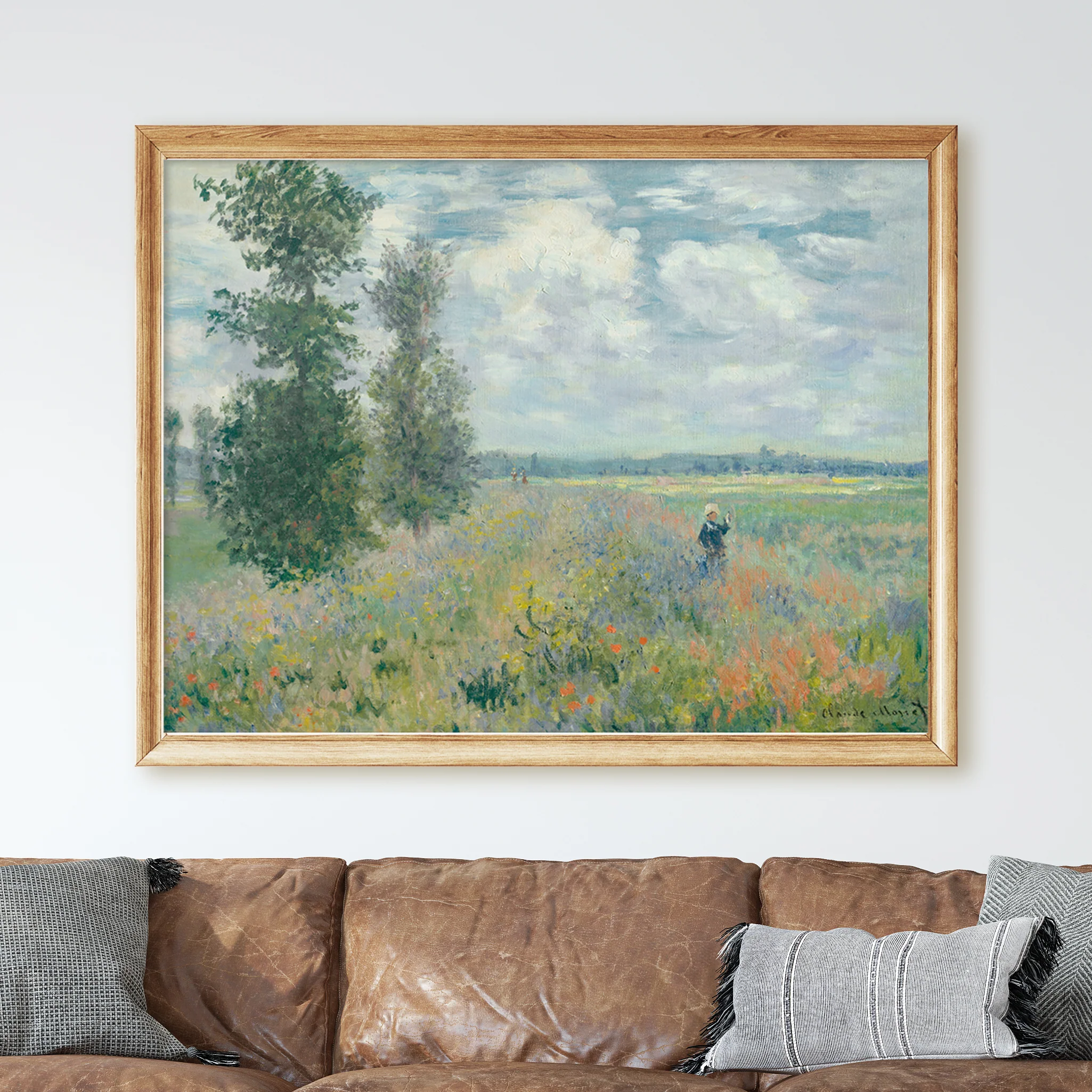 Poppy Fields near Argenteuil (1875) by Claude Monet - Image 2