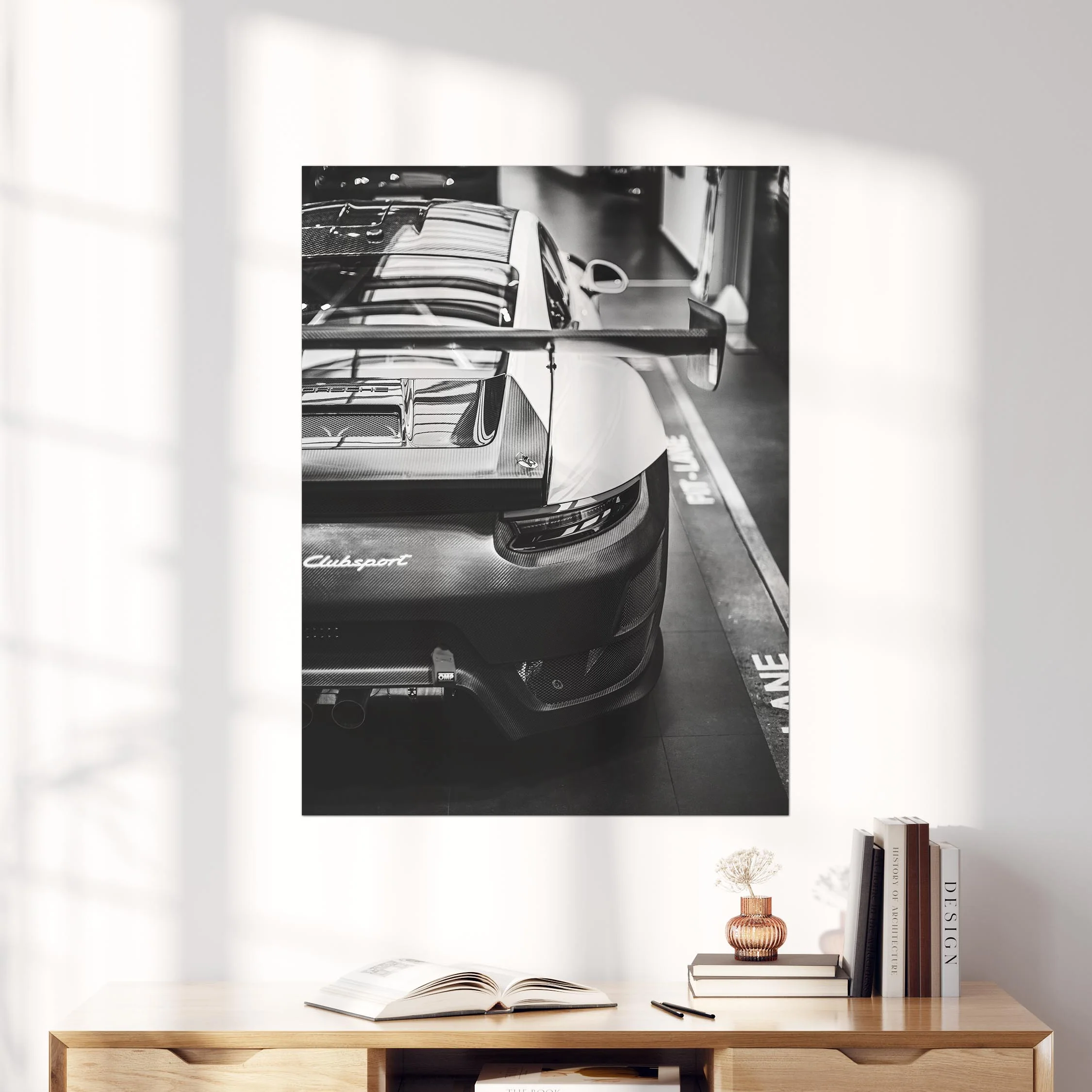 Porsche 911 Sport Black & White - Image 3