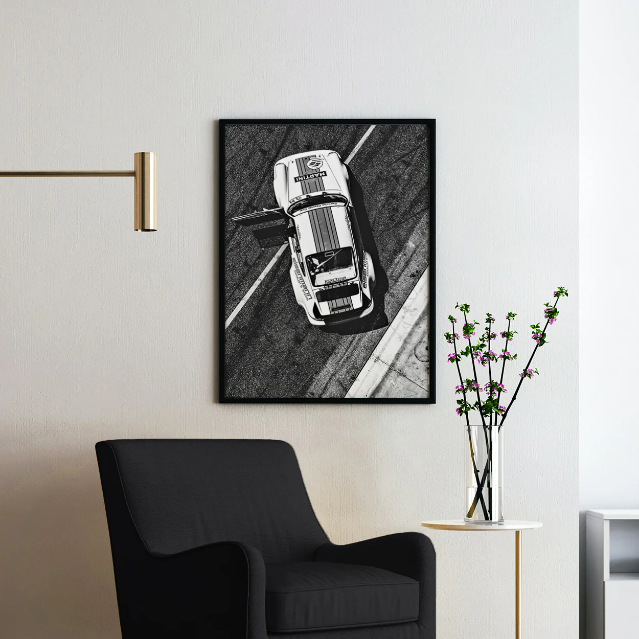 Porsche Martini On Race Track - Image 2