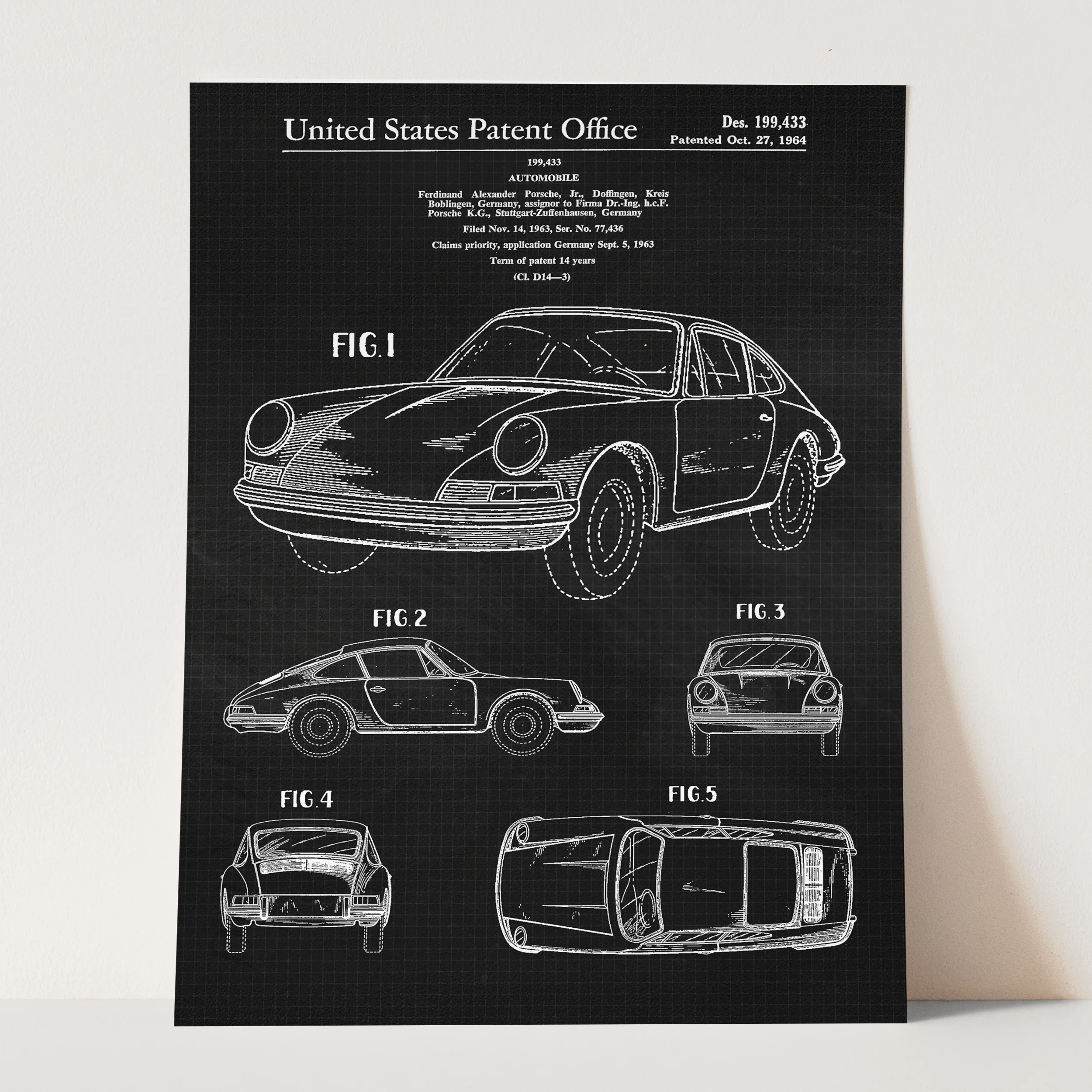 Porsche Patent 1964 - Image 3