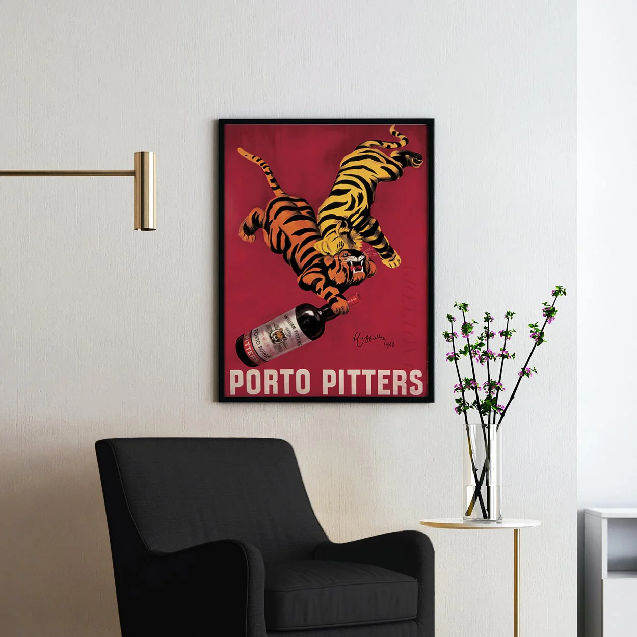 Porto Pitters Tigers - Vintage Advertising Poster - Image 2