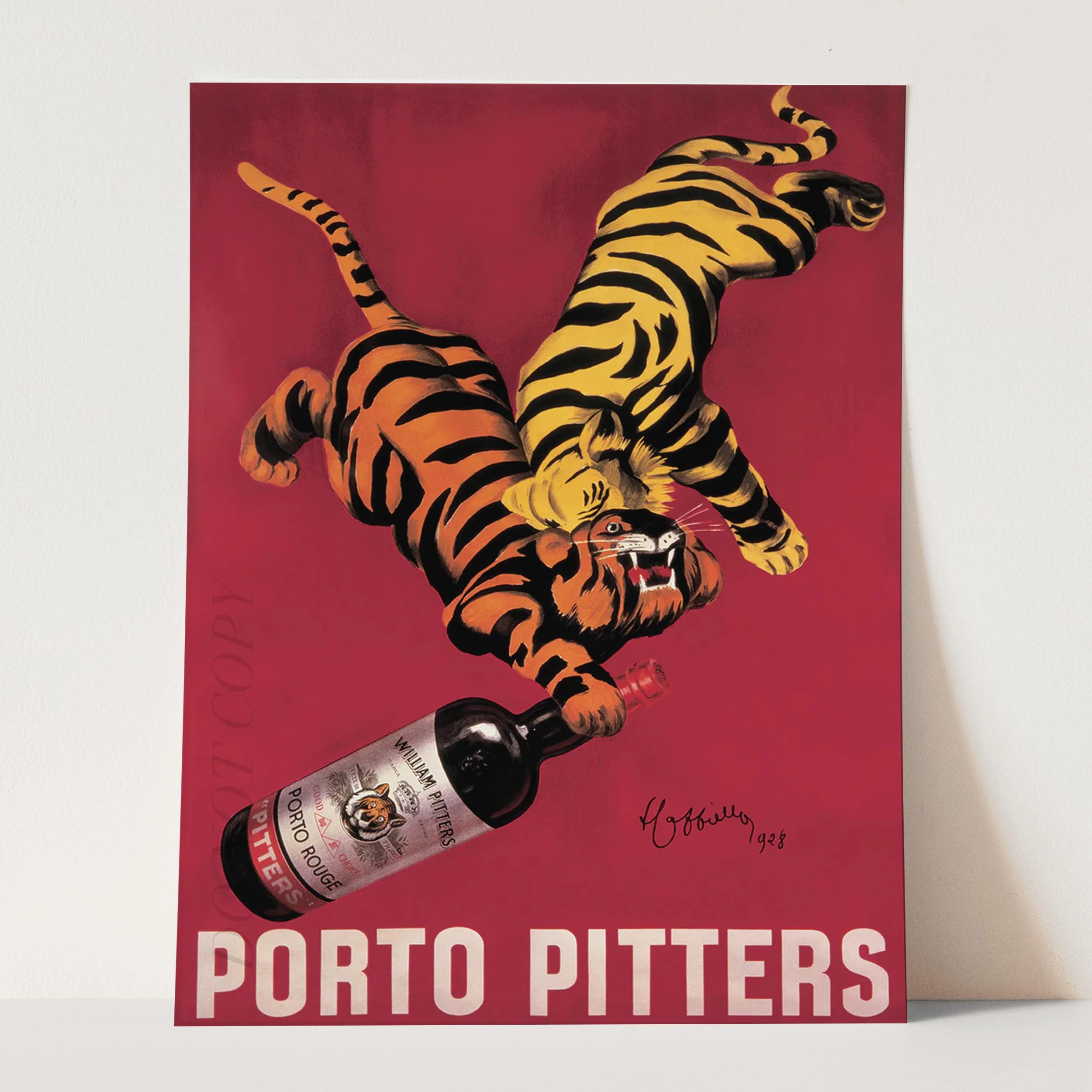 Porto Pitters Tigers - Vintage Advertising Poster - Image 3