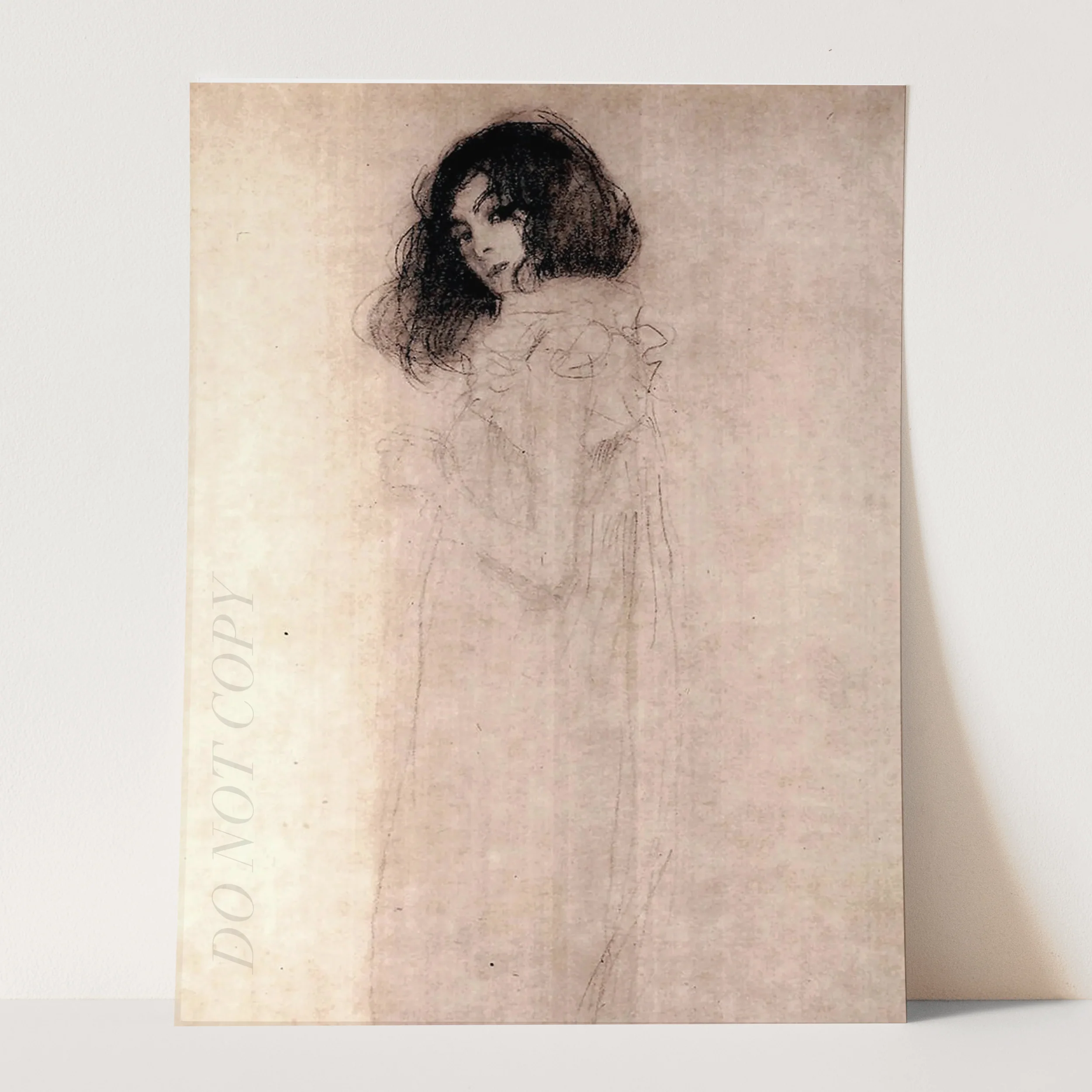 Portrait of a Young Woman by Gustav Klimt - Image 3