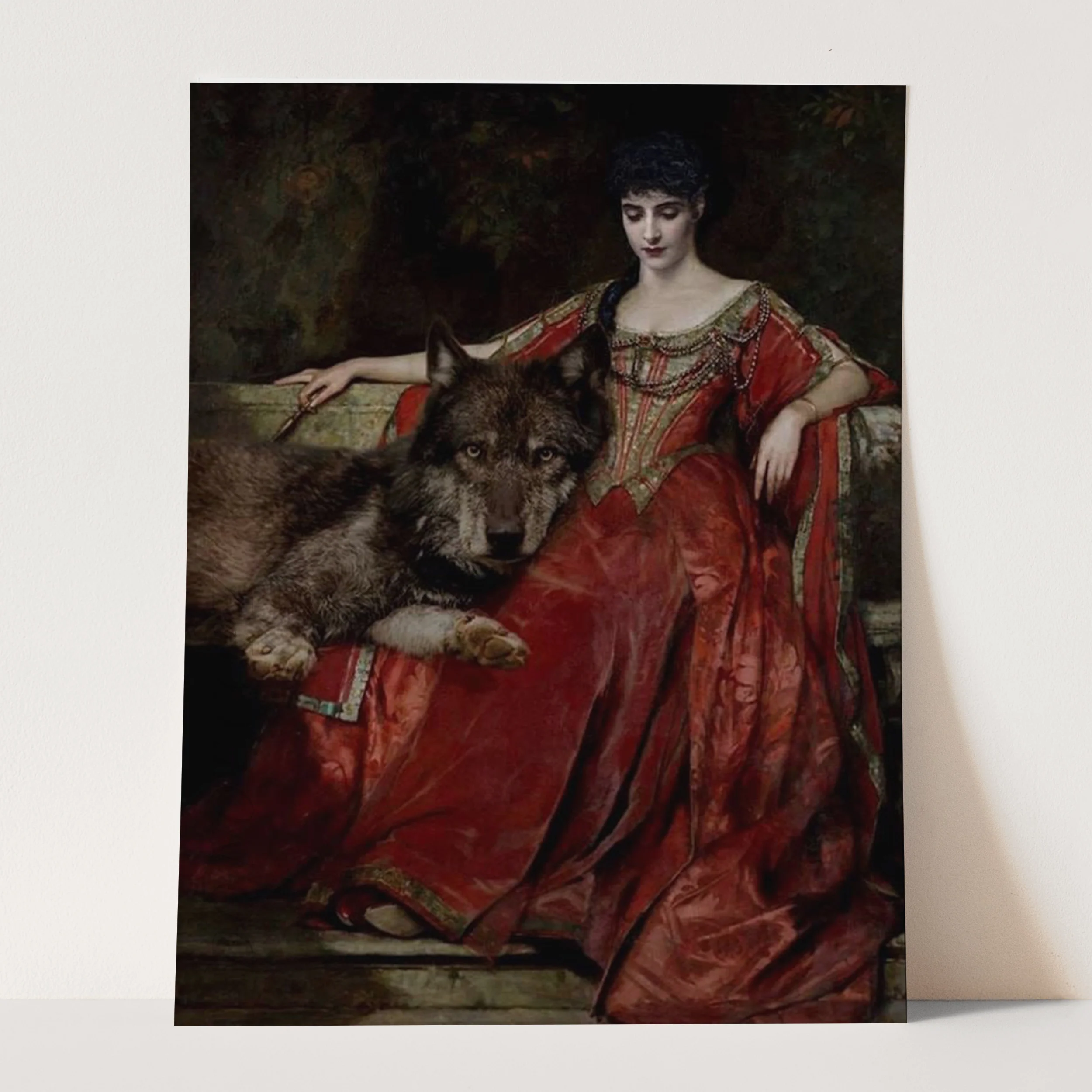 Portrait of Alice Crawford in the Role of Olivia, Twelfth Night” (1907) by William Logsdail - Image 3