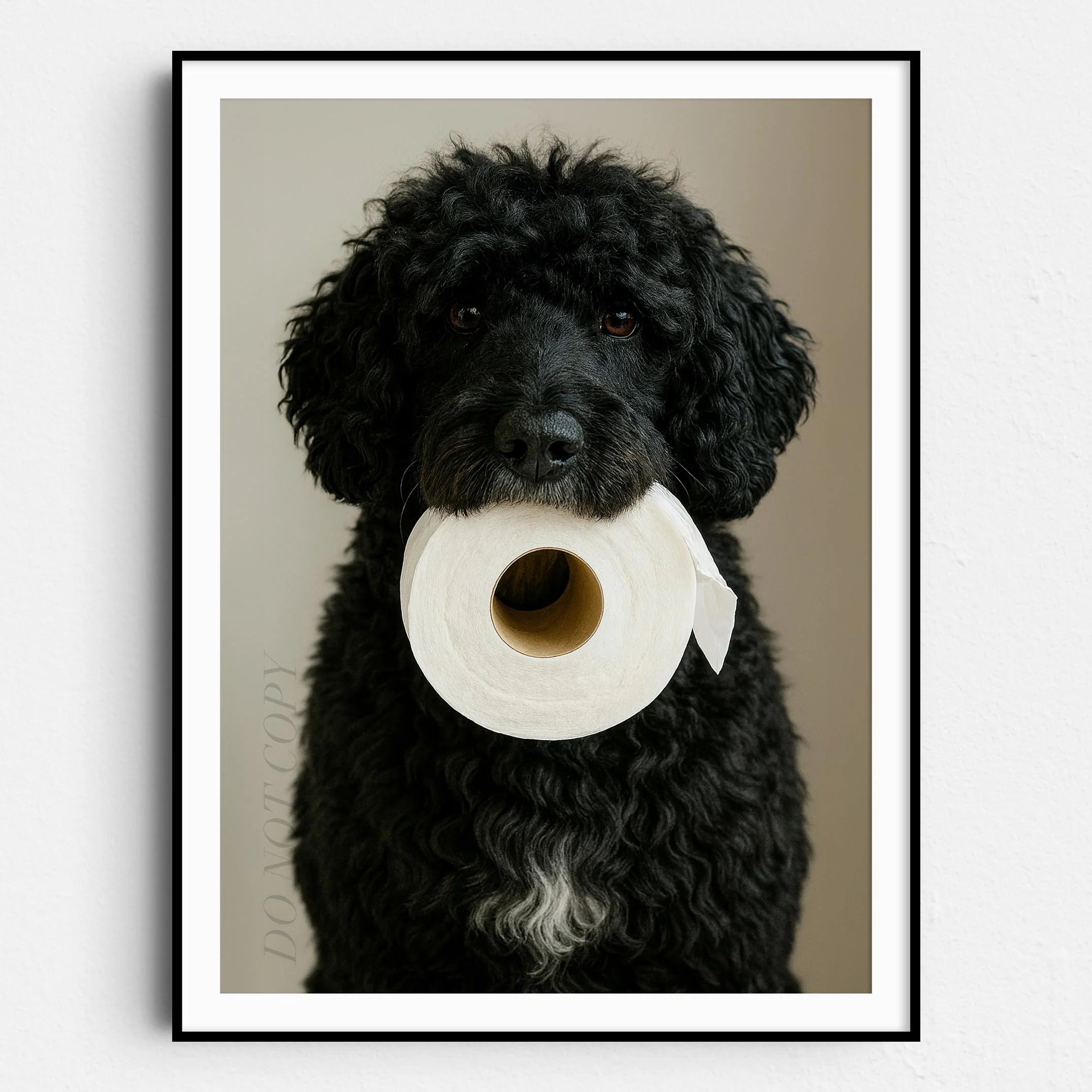 Portuguese Water Dog Toilet Paper
