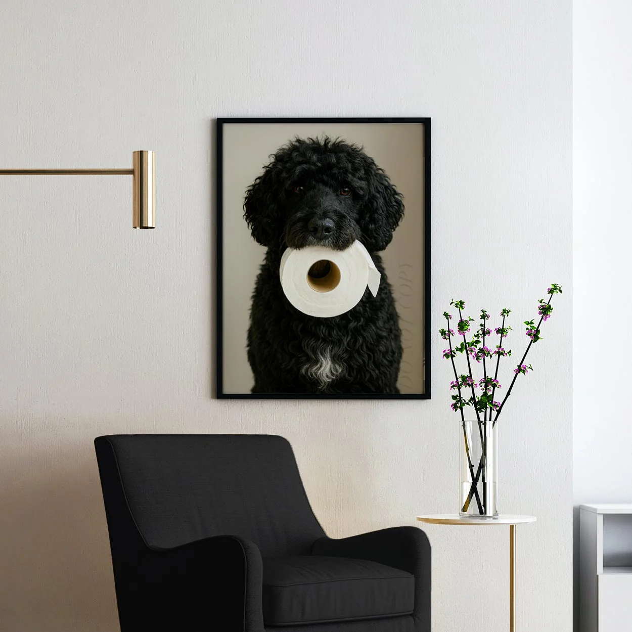 Portuguese Water Dog Toilet Paper - Image 2