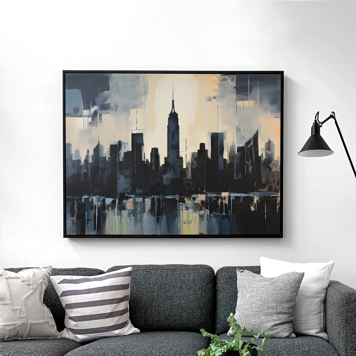Primitivist Manhattan Skyline - Image 2