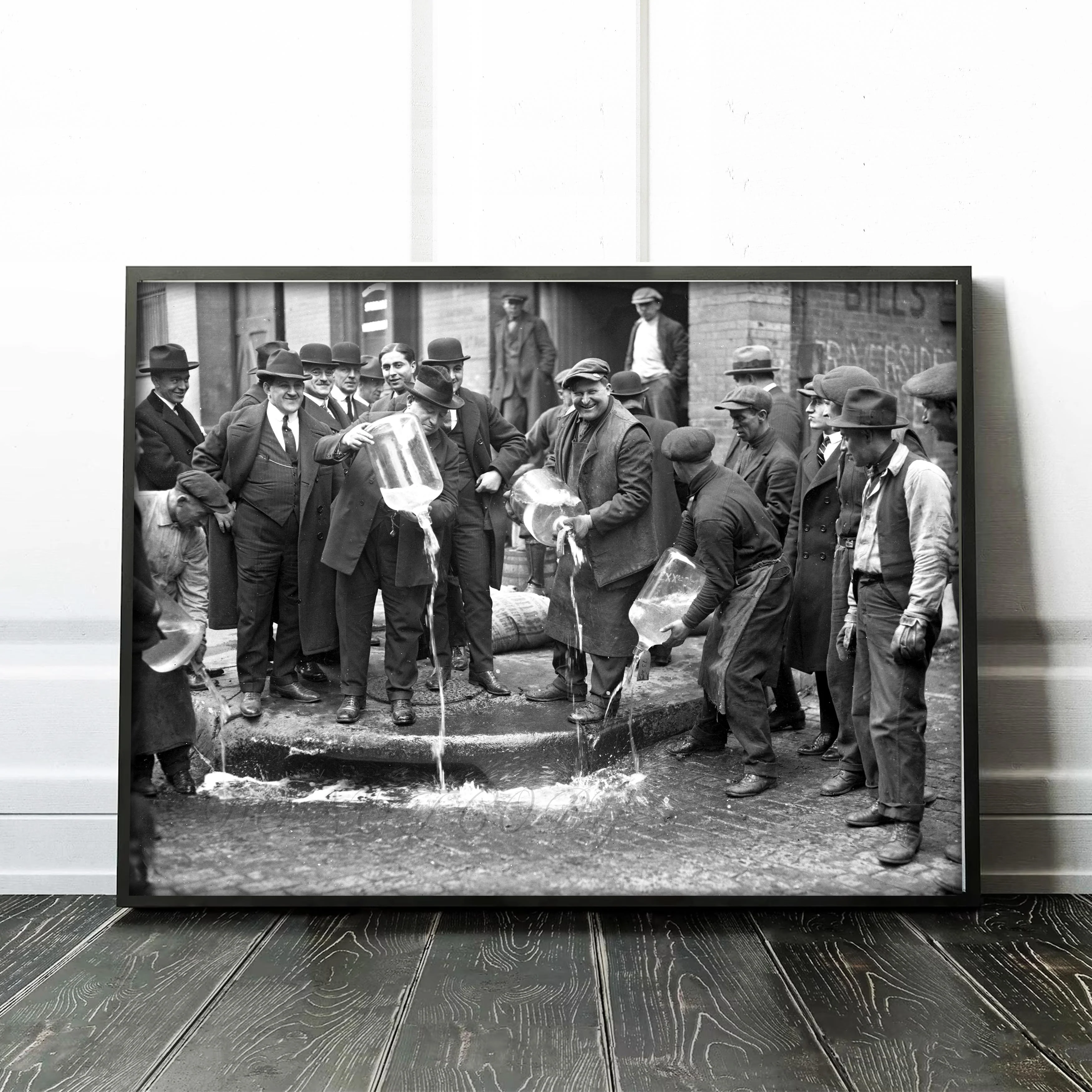 Prohibition 1920s Dumping Beer Out - Image 2