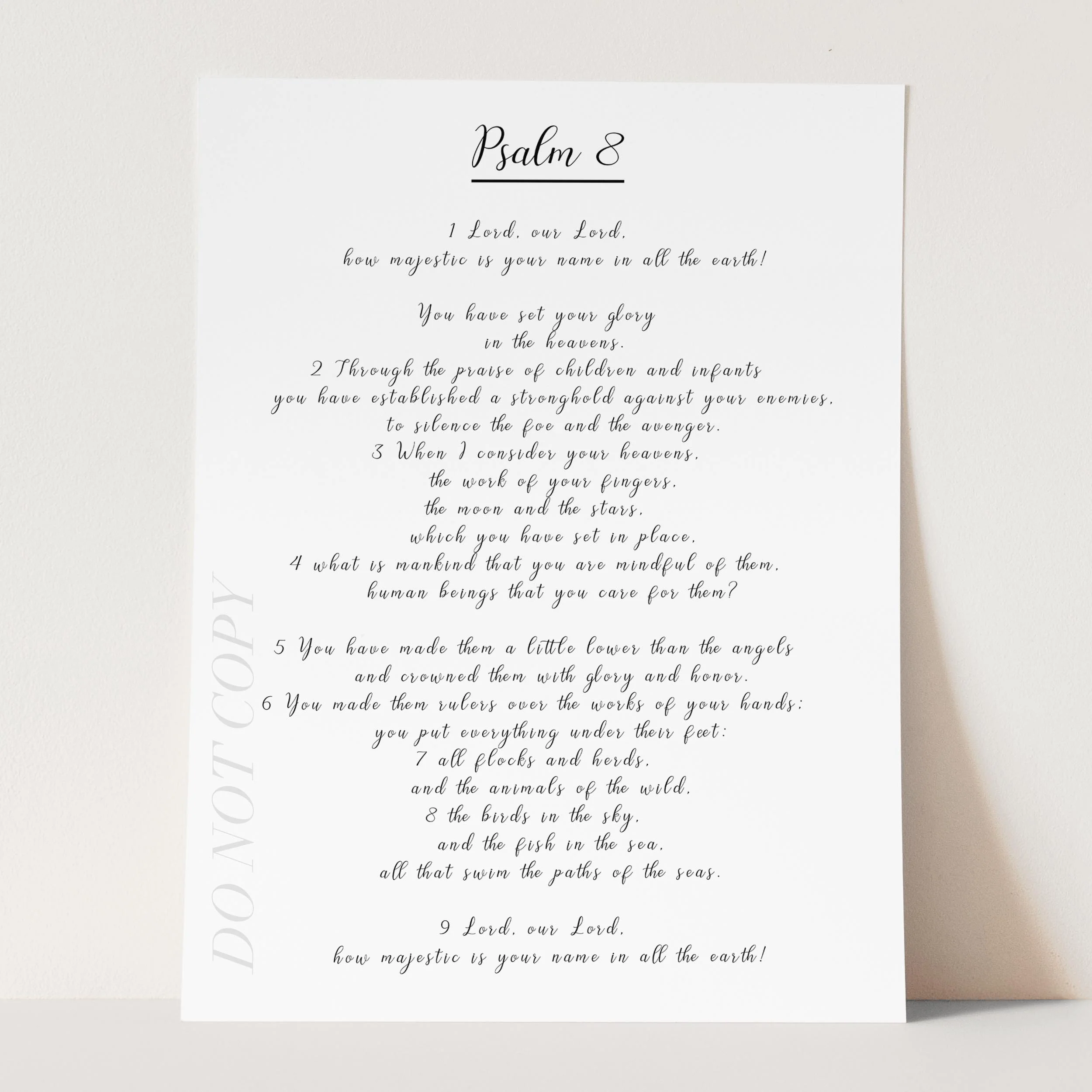 Psalm 8 - Image 3