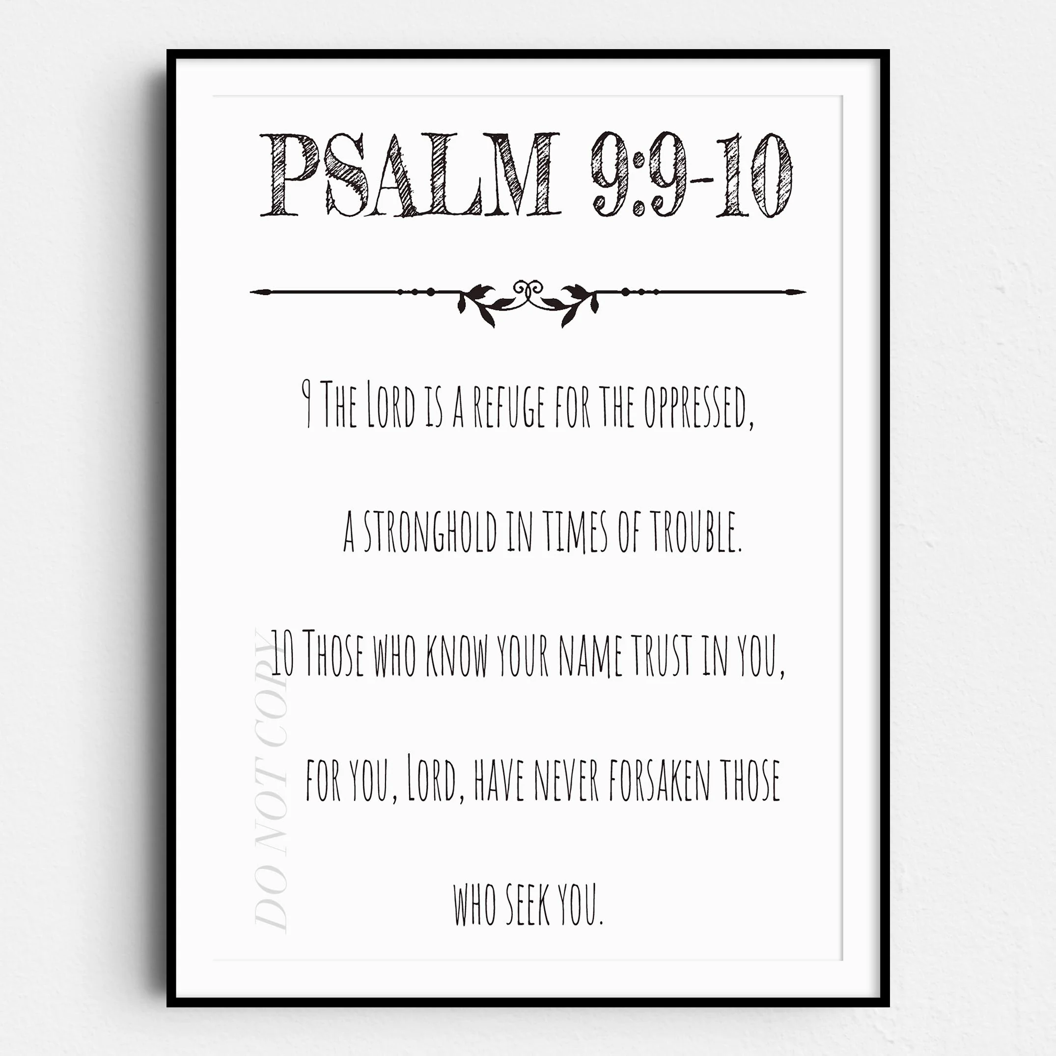 Psalm 9:9-10