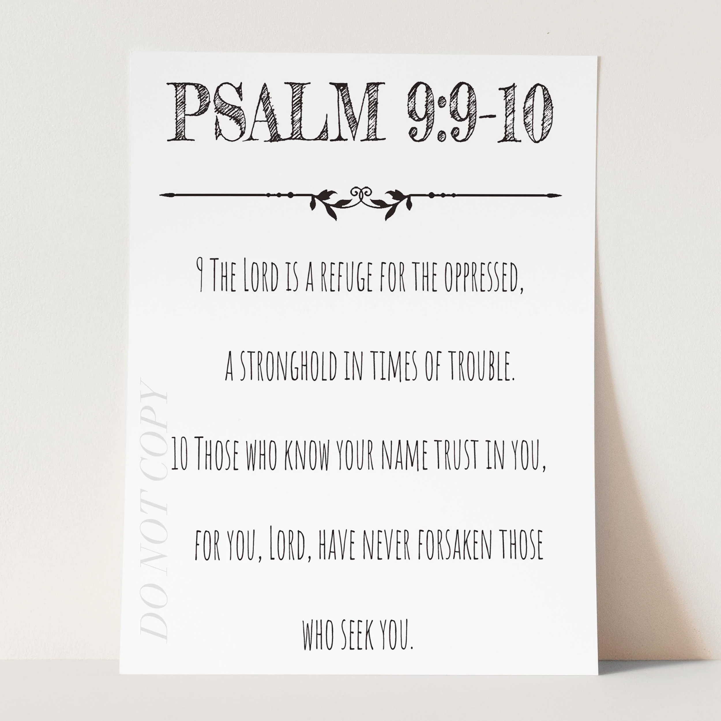 Psalm 9:9-10 - Image 3