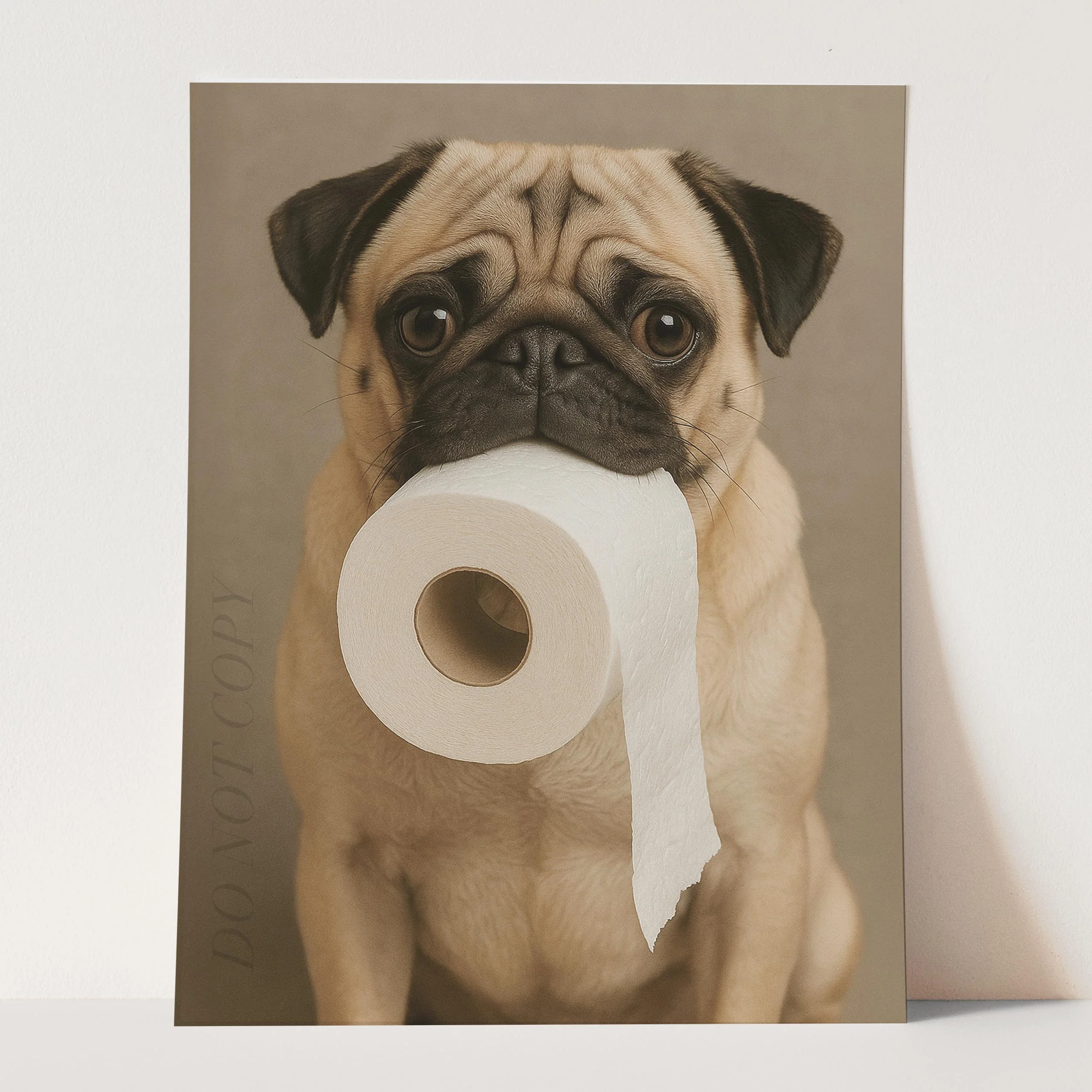Pug Dog Toilet Paper - Image 3