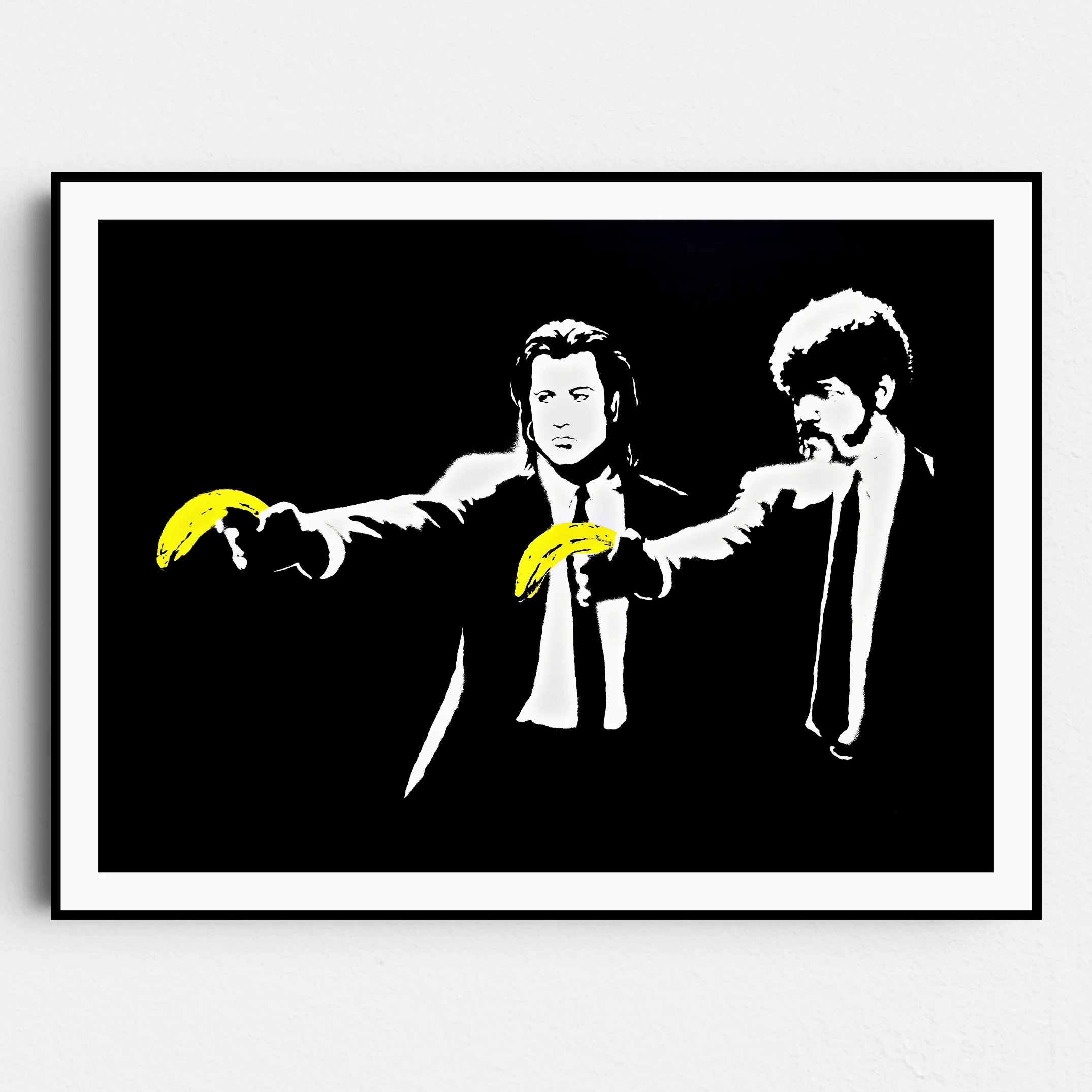 Pulp Fiction Bananas Banksy