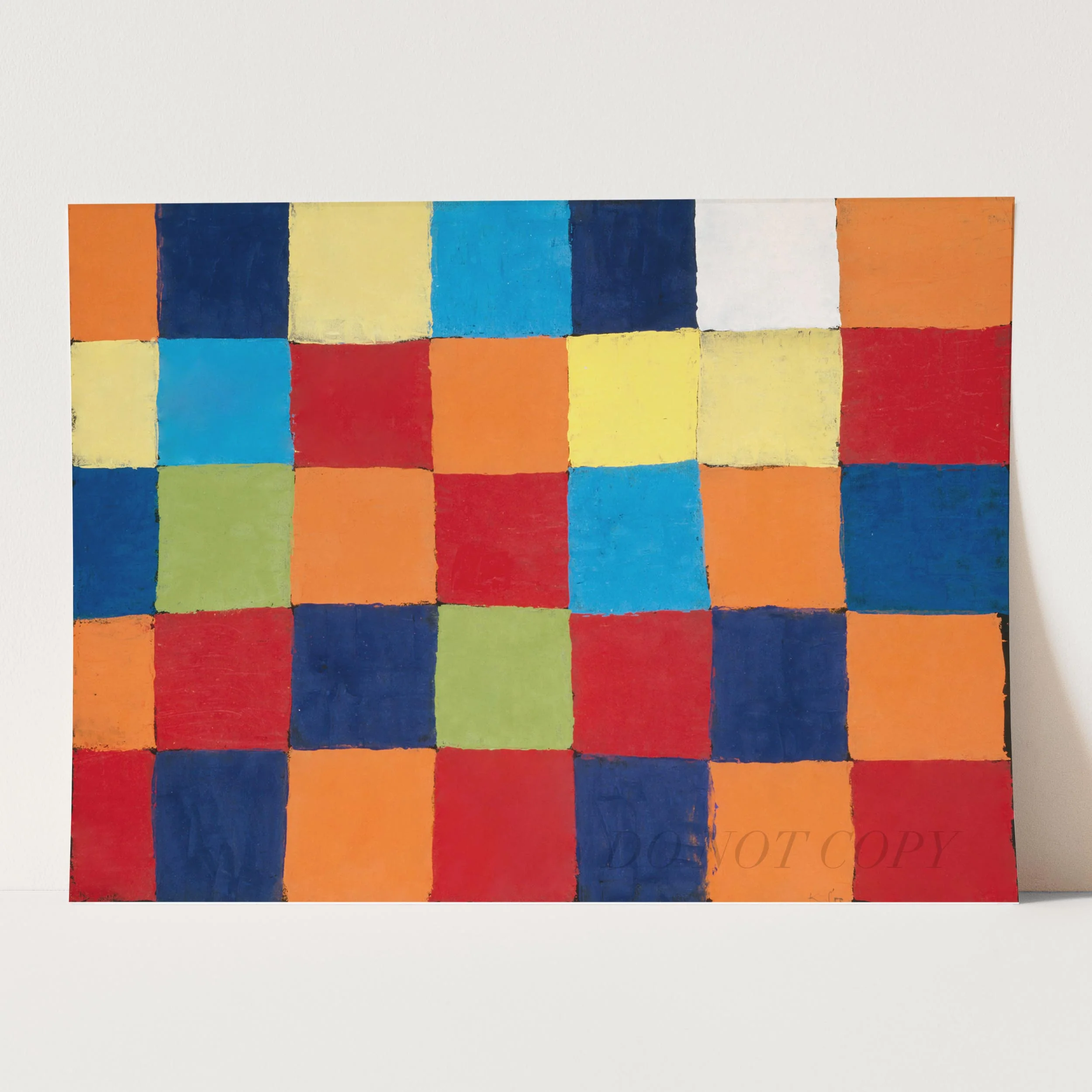 Qu 1 Color Chart (1930) by Paul Klee - Image 3