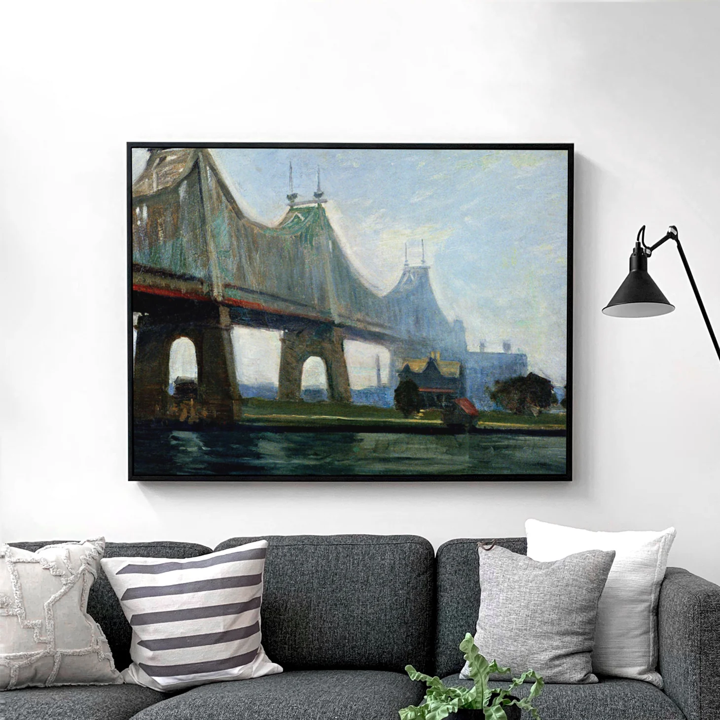 Queensborough Bridge by Edward Hopper - Image 2