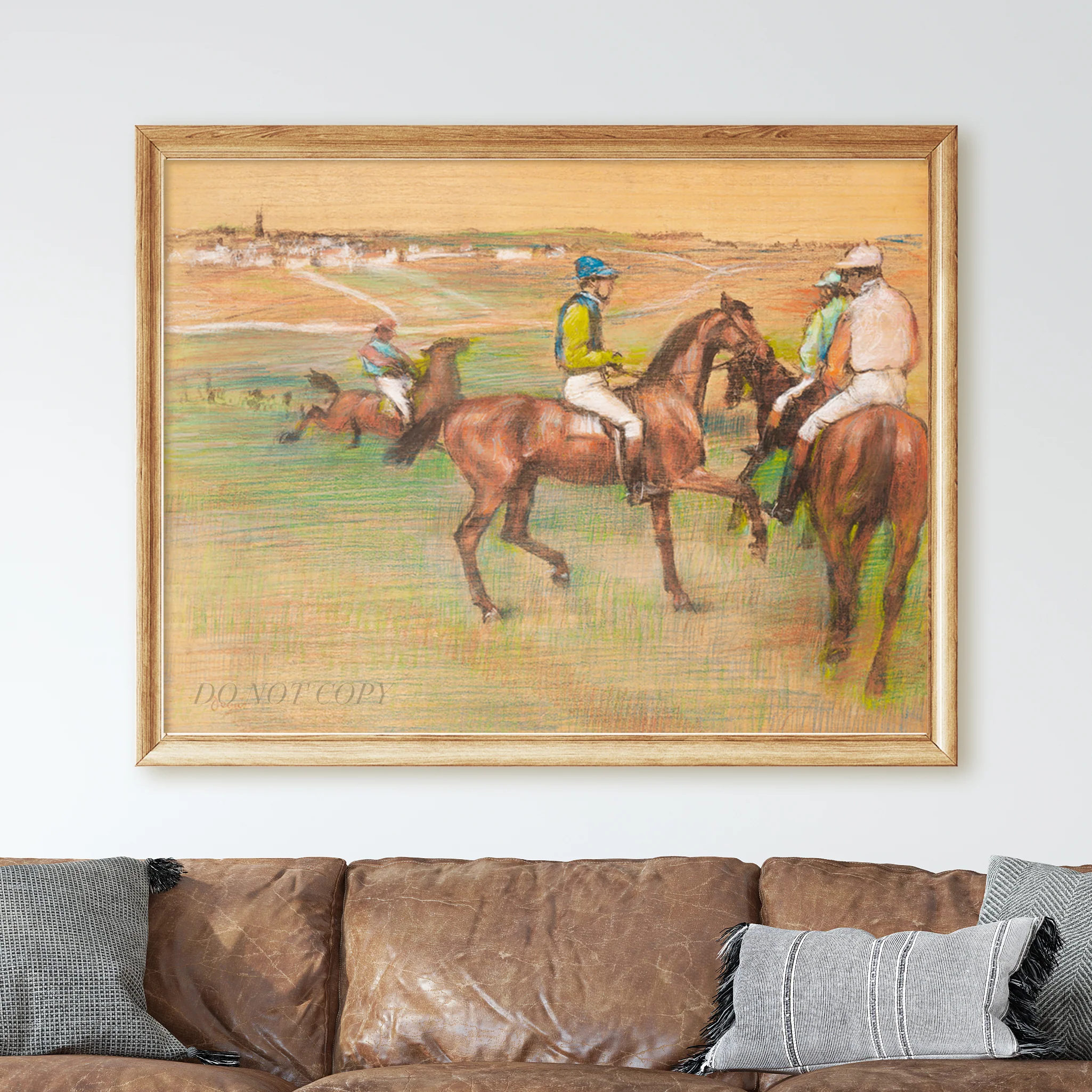 Race Horses (1885–1888) by Edgar Degas - Image 2
