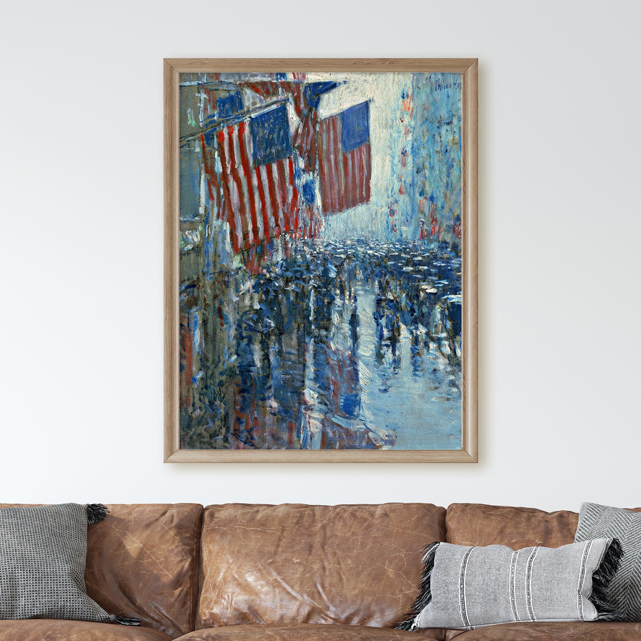 Rainy Day on Fifth Avenue by Childe Hassam - Image 3