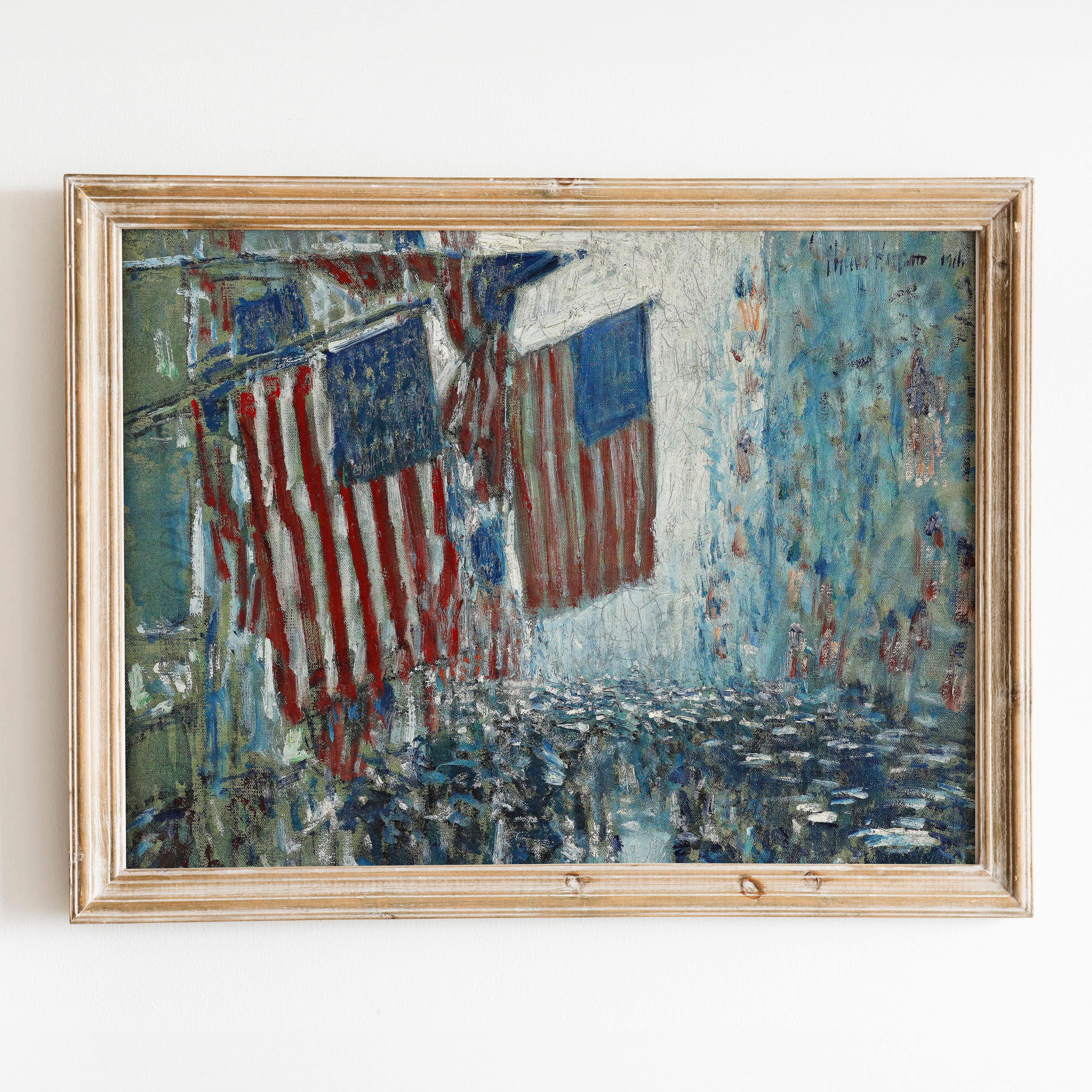 Rainy Day on Fifth Avenue by Childe Hassam