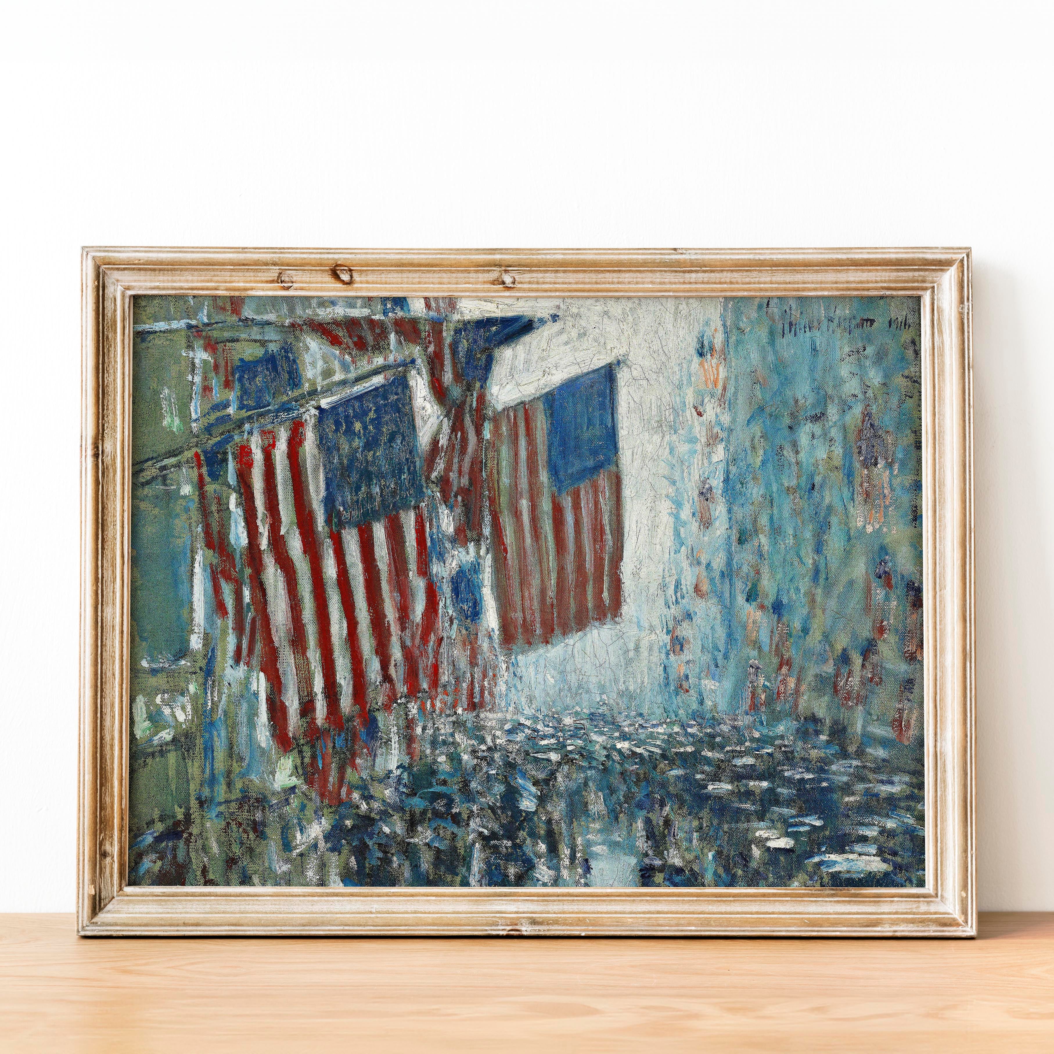 Rainy Day on Fifth Avenue by Childe Hassam - Image 2