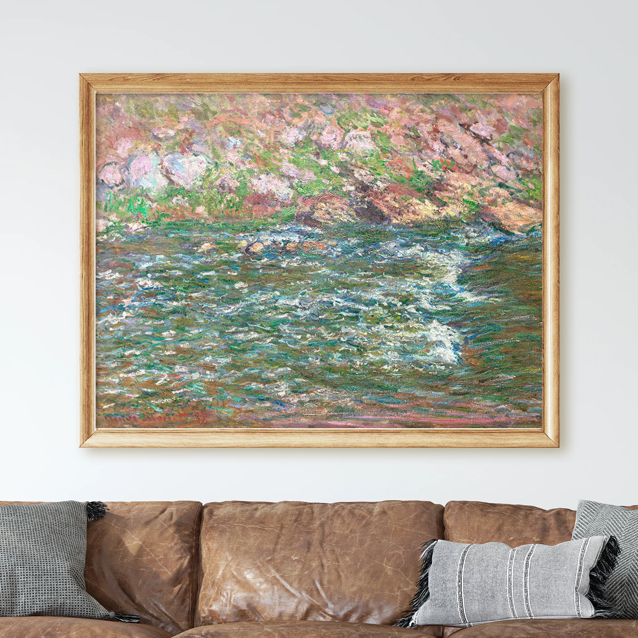 Rapids on the Petite Creuse at Fresselines (1889) by Claude Monet - Image 2