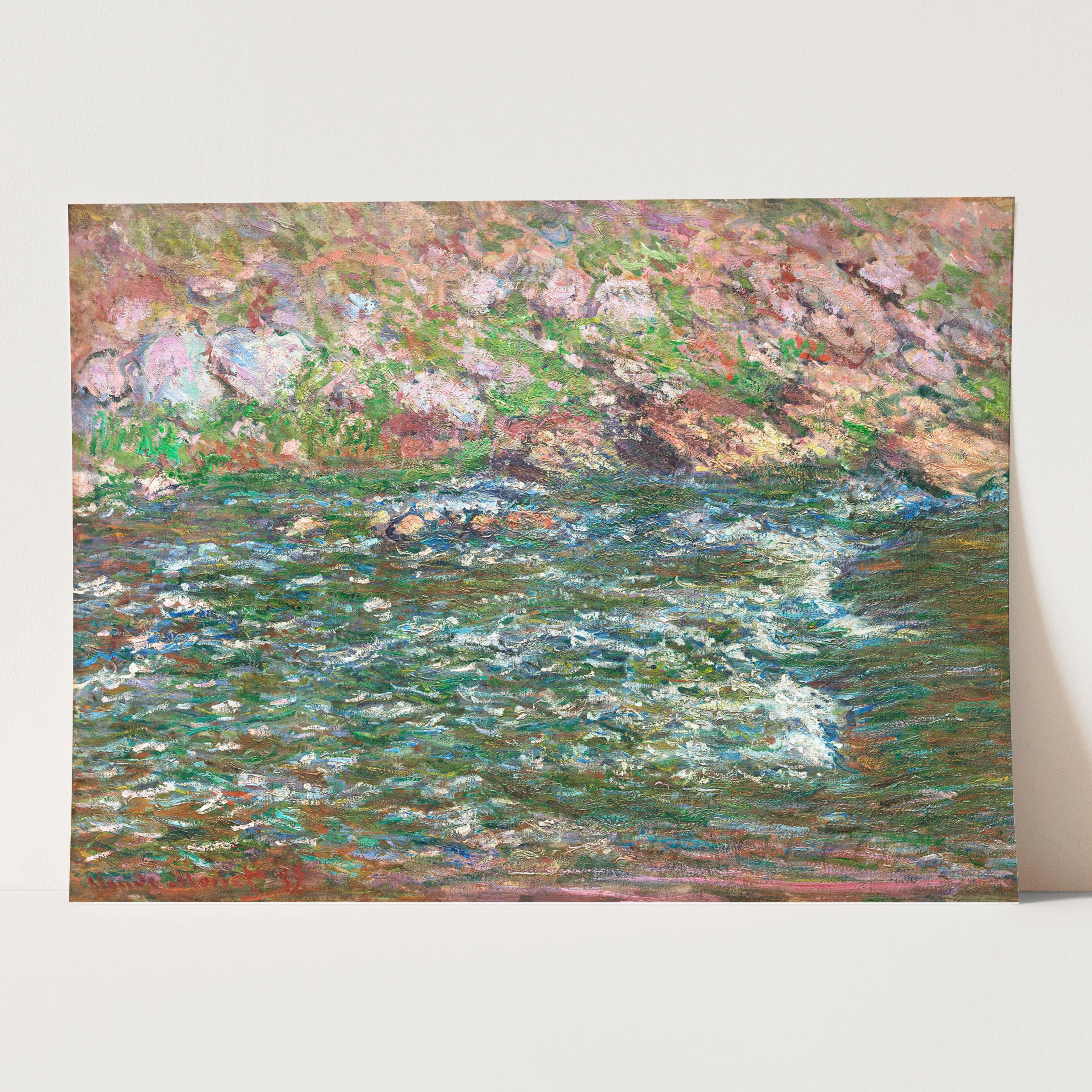 Rapids on the Petite Creuse at Fresselines (1889) by Claude Monet - Image 3