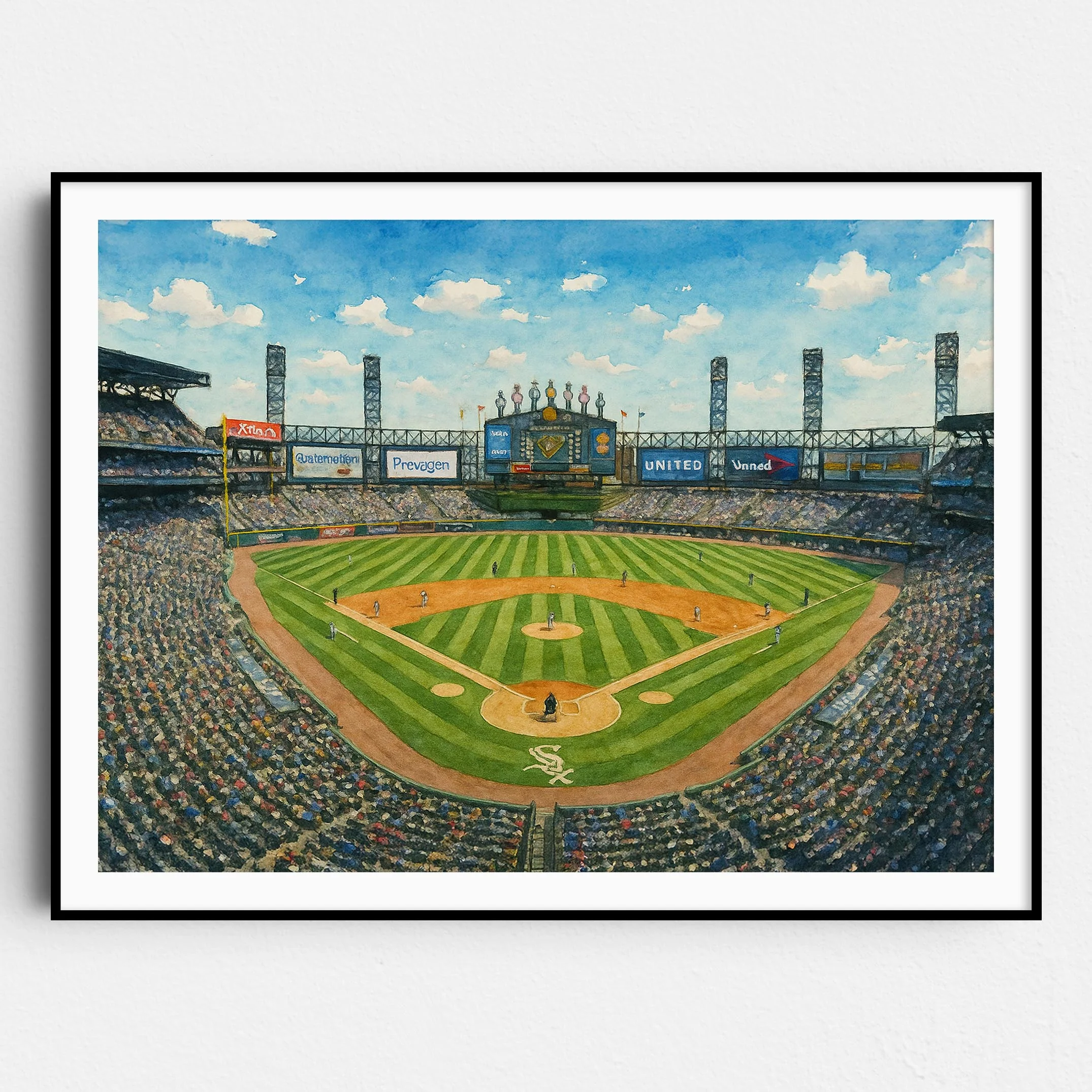 Rate Field Watercolor Painting