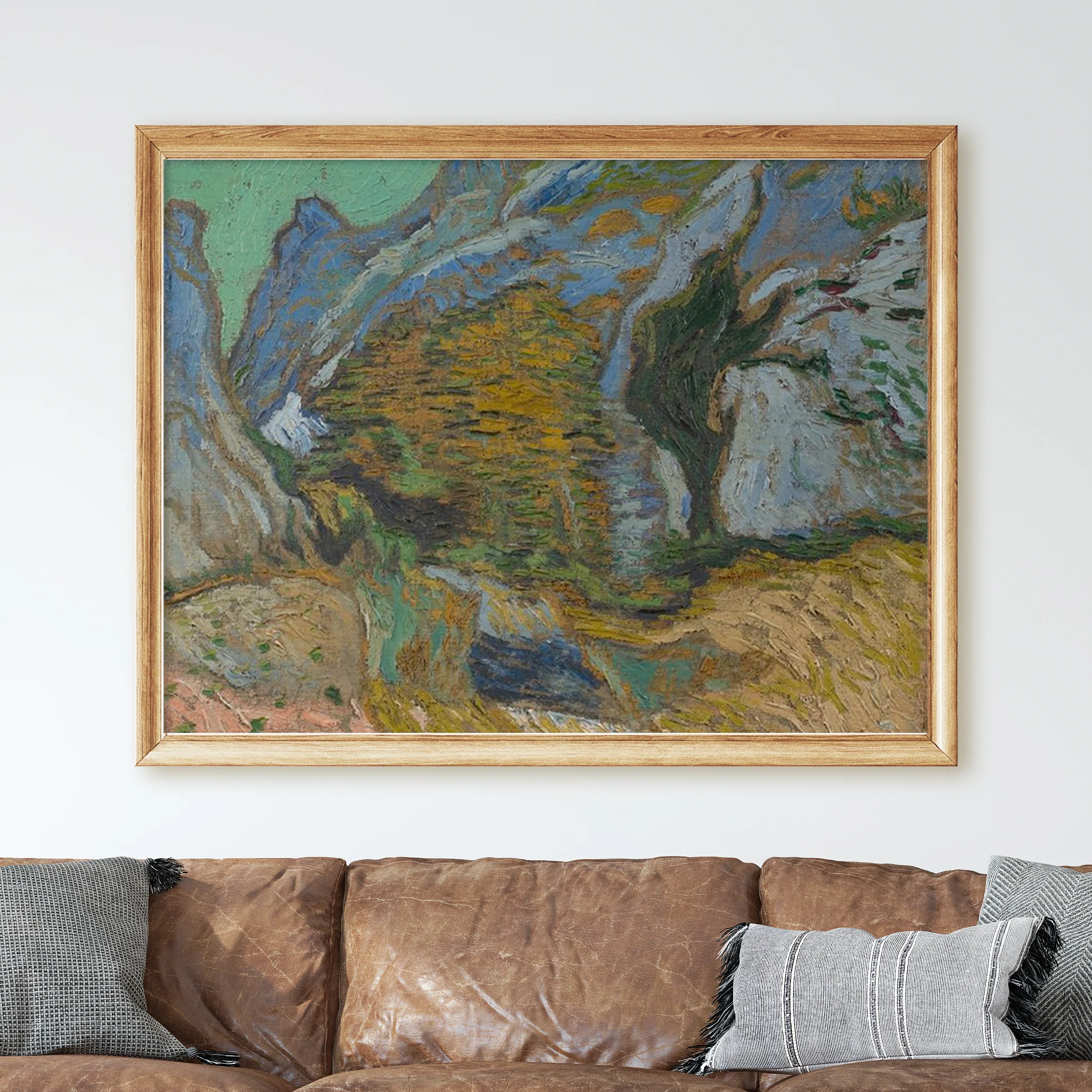 Ravine with a Small Stream (1889) by Van Gogh - Image 2