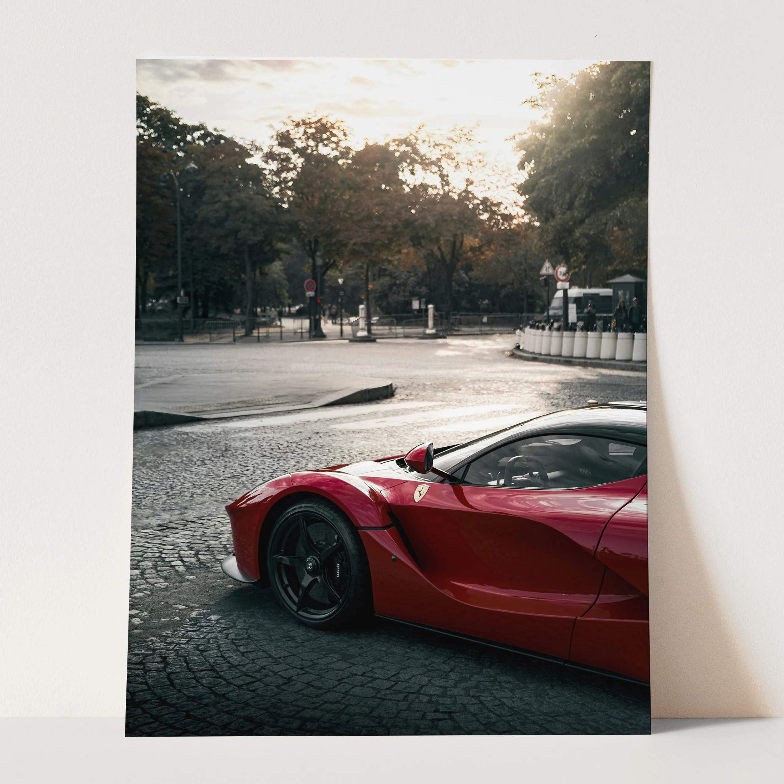 Red Ferrari on the Street - Image 3