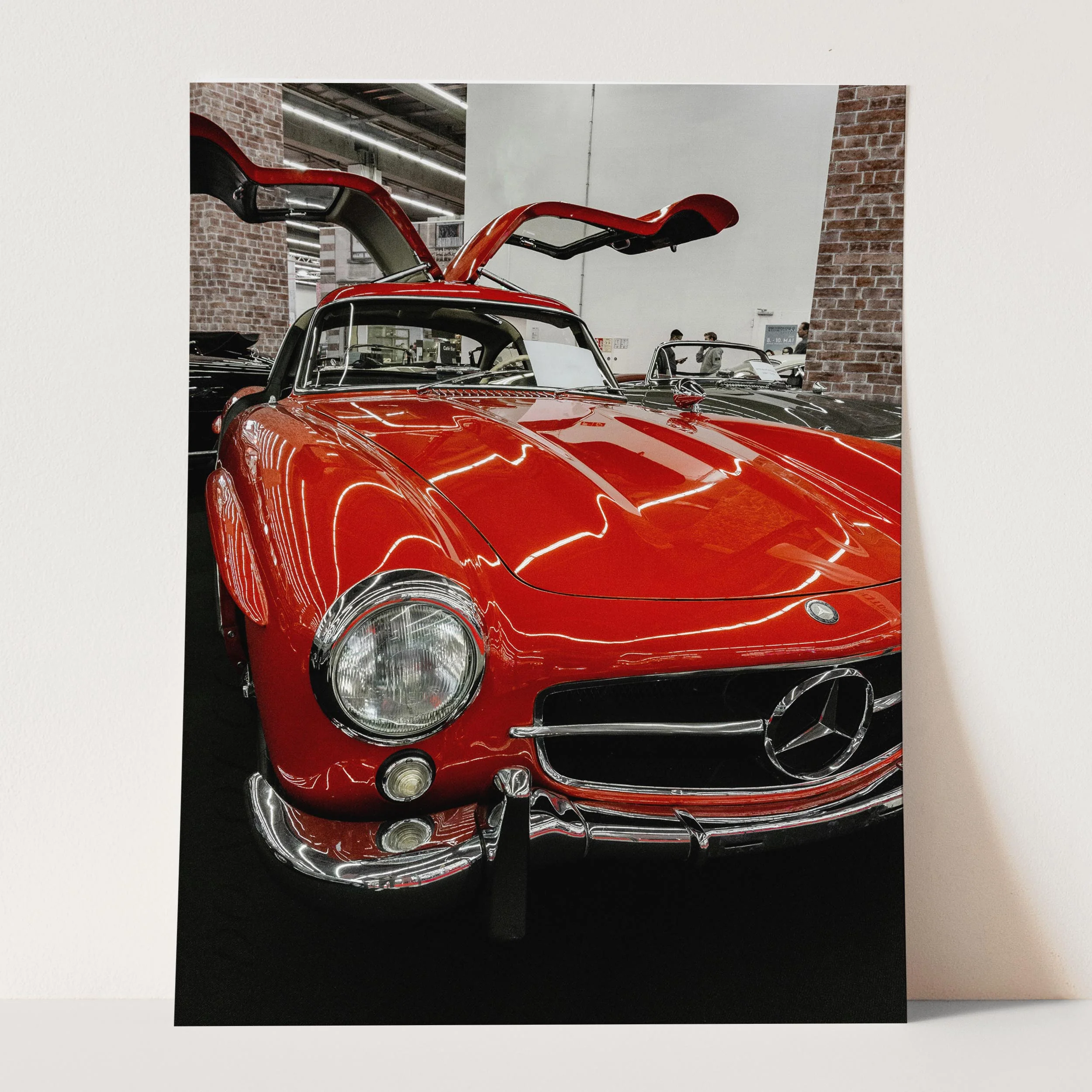 Red Mercedes Benz 300SL Winged Doors - Image 3