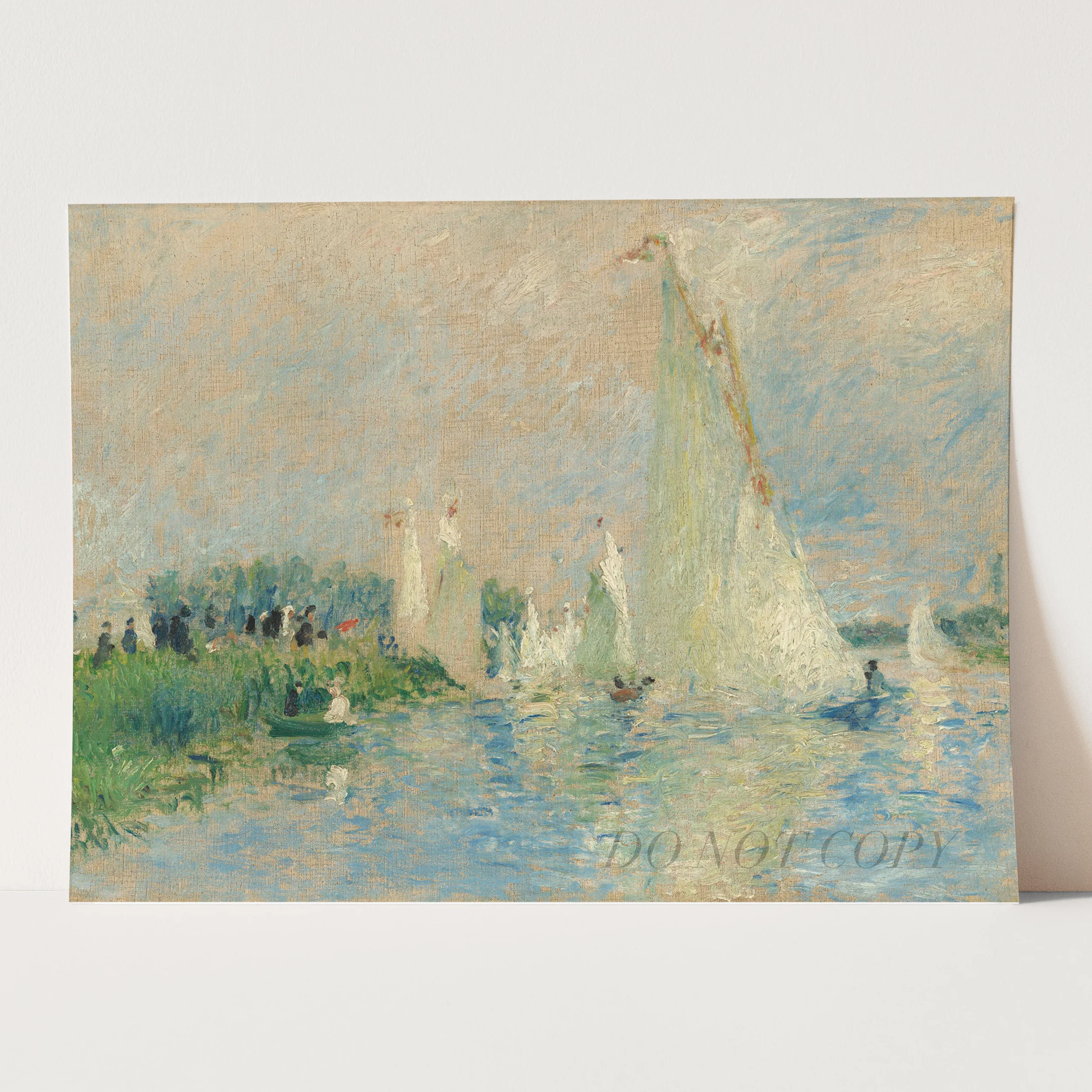 Regatta at Argenteuil (1874) by Renoir - Image 3