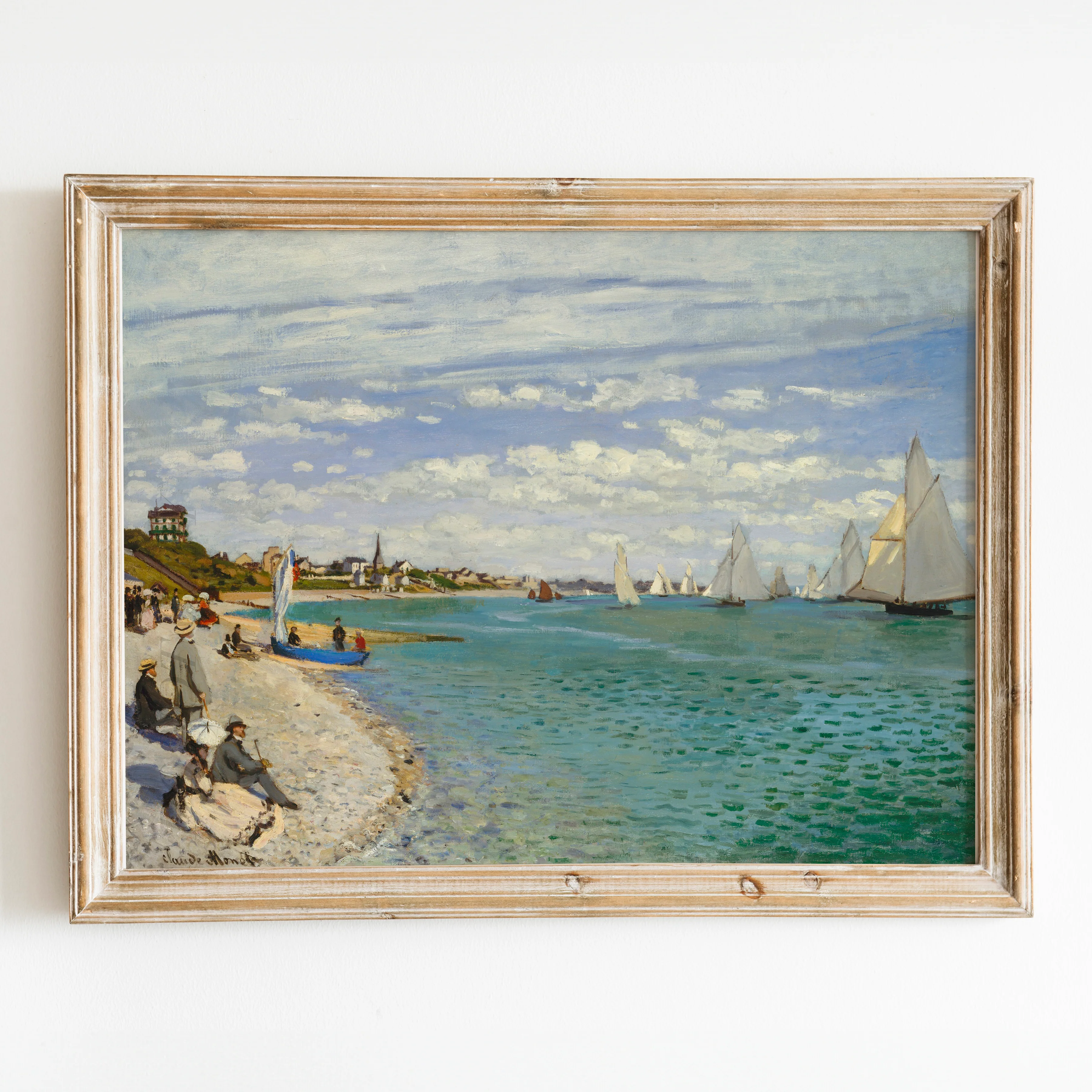 Regatta at Sainte-Adresse (1867) by Claude Monet
