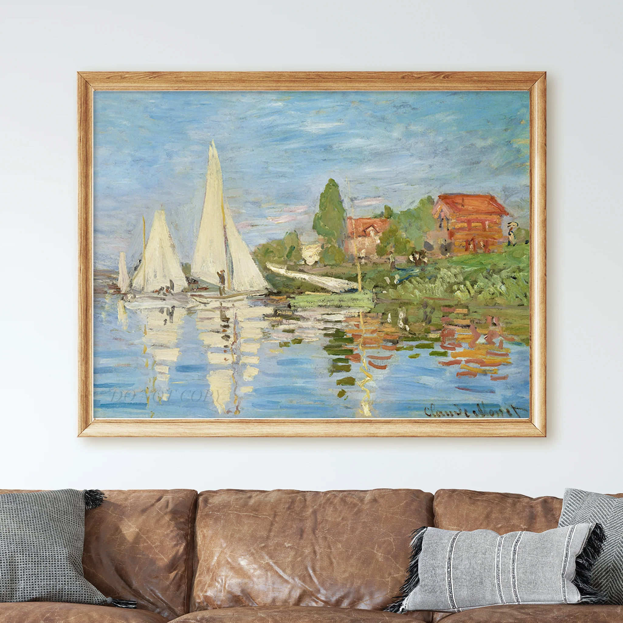 Regattas at Argenteuil (1872) by Claude Monet - Image 2