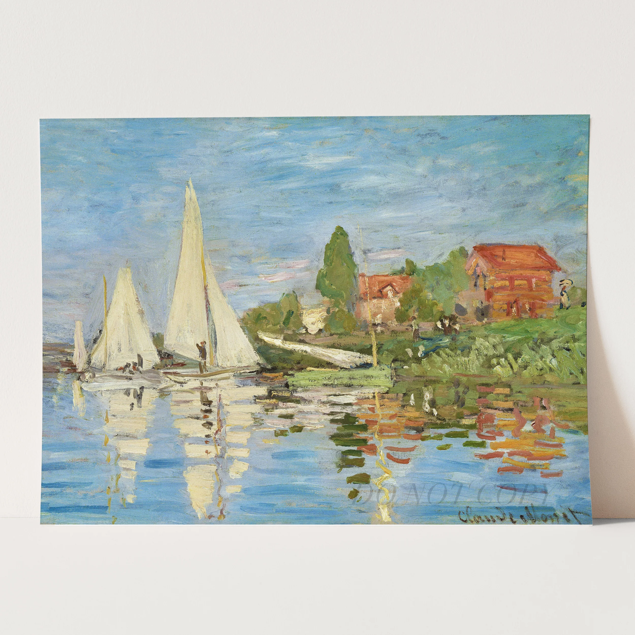Regattas at Argenteuil (1872) by Claude Monet - Image 3