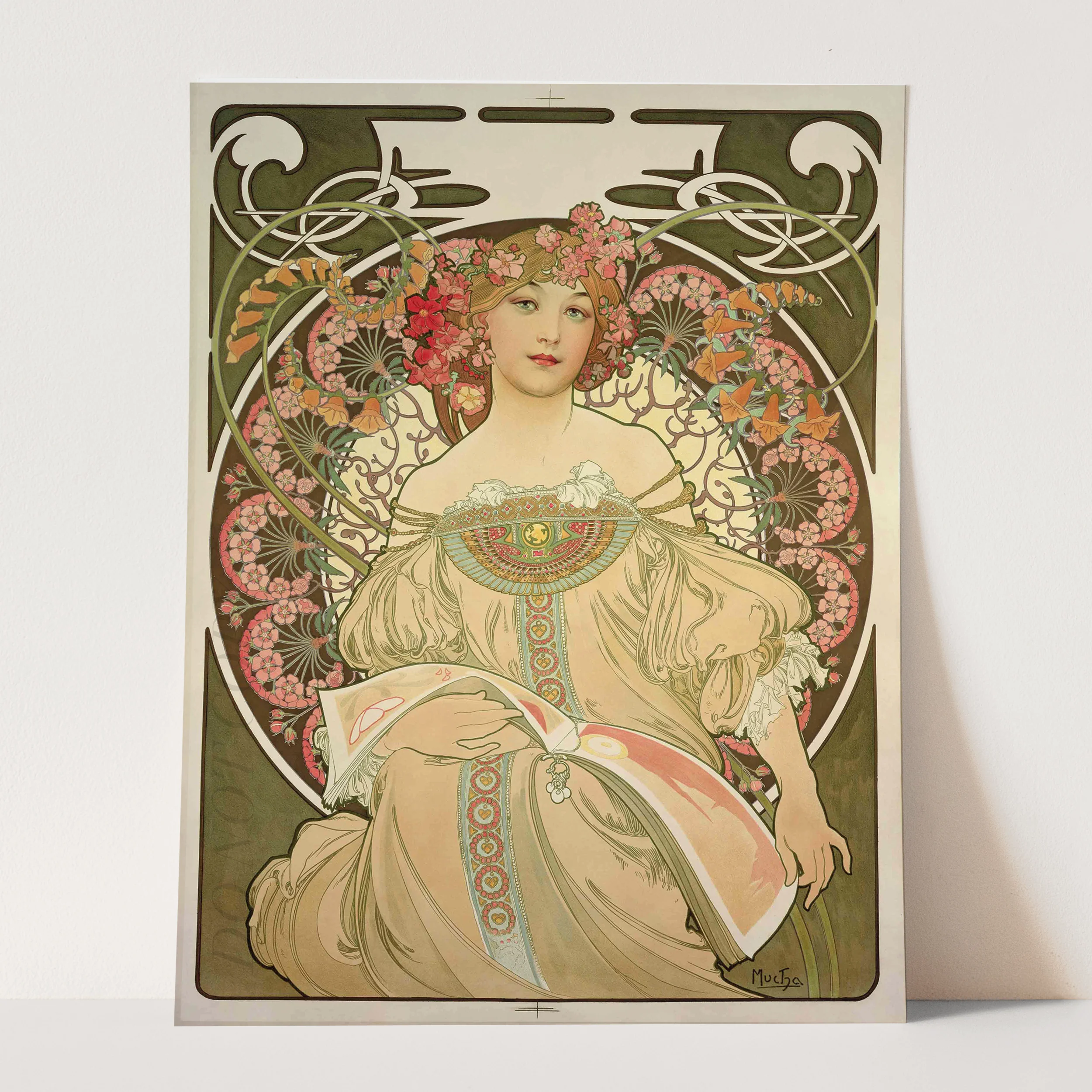 Reverie (1897) by Alphonse Mucha - Image 3