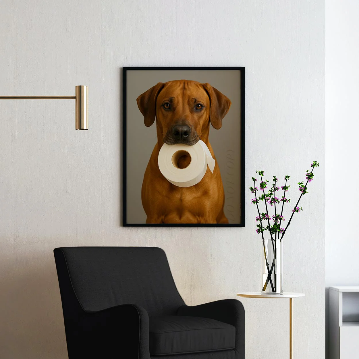 Rhodesian Ridgeback Dog Toilet Paper - Image 2